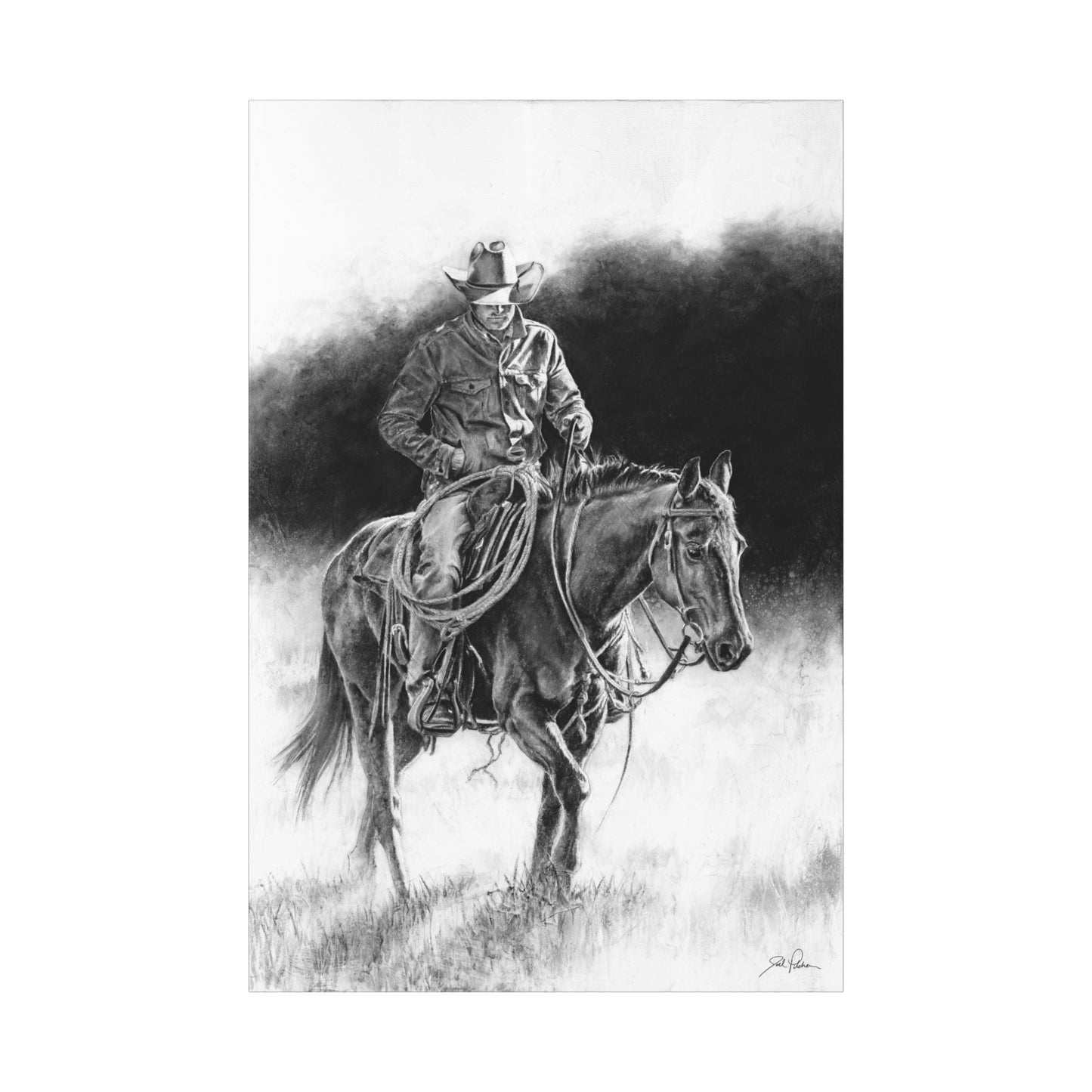 "Ridin' for the Brand" Stretched Canvas
