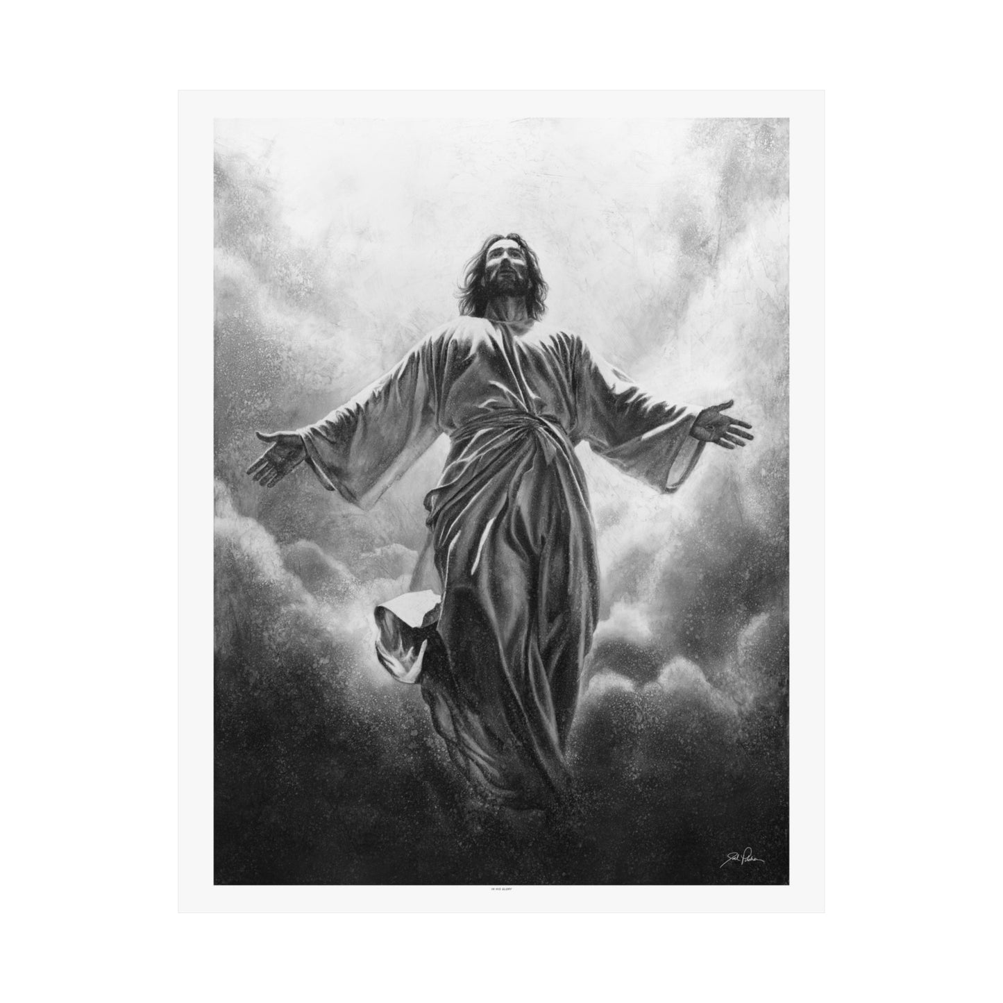 "In His Glory" Premium Matte Paper Print.