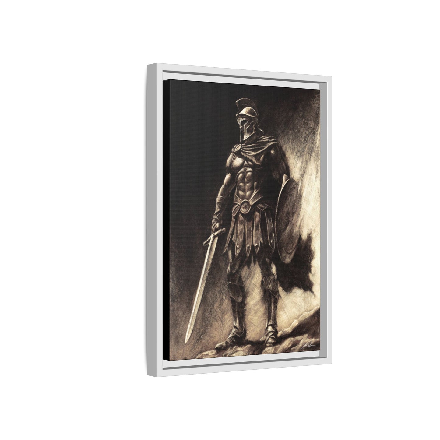 "Armor of God" Framed Canvas