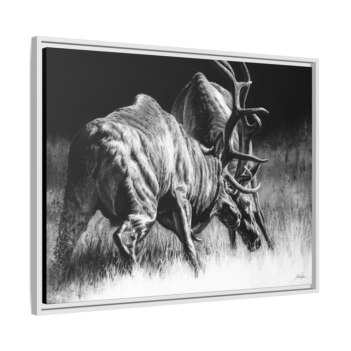 "Winner Takes All" Framed Canvas