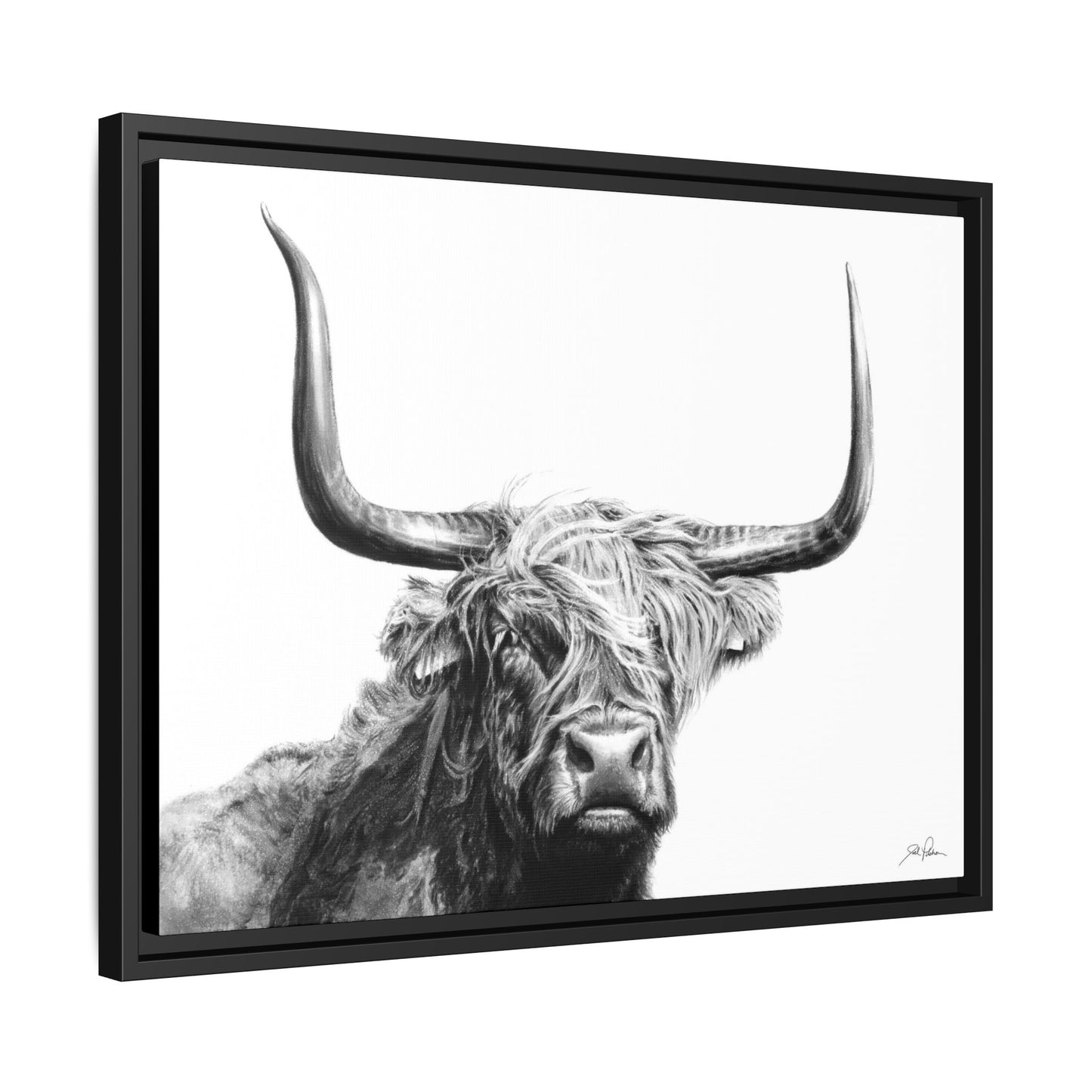 "Highlander" Framed Canvas