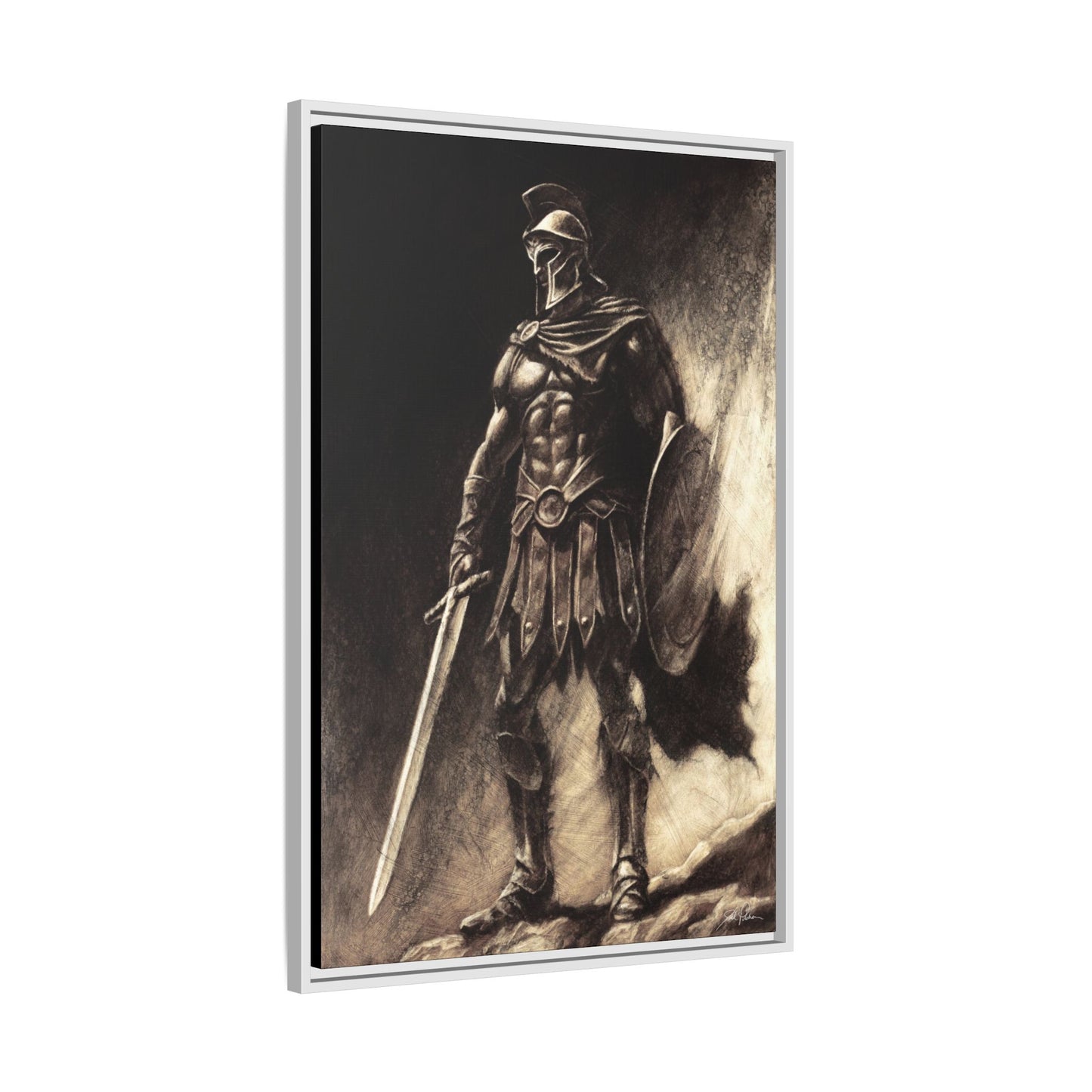 "Armor of God" Framed Canvas