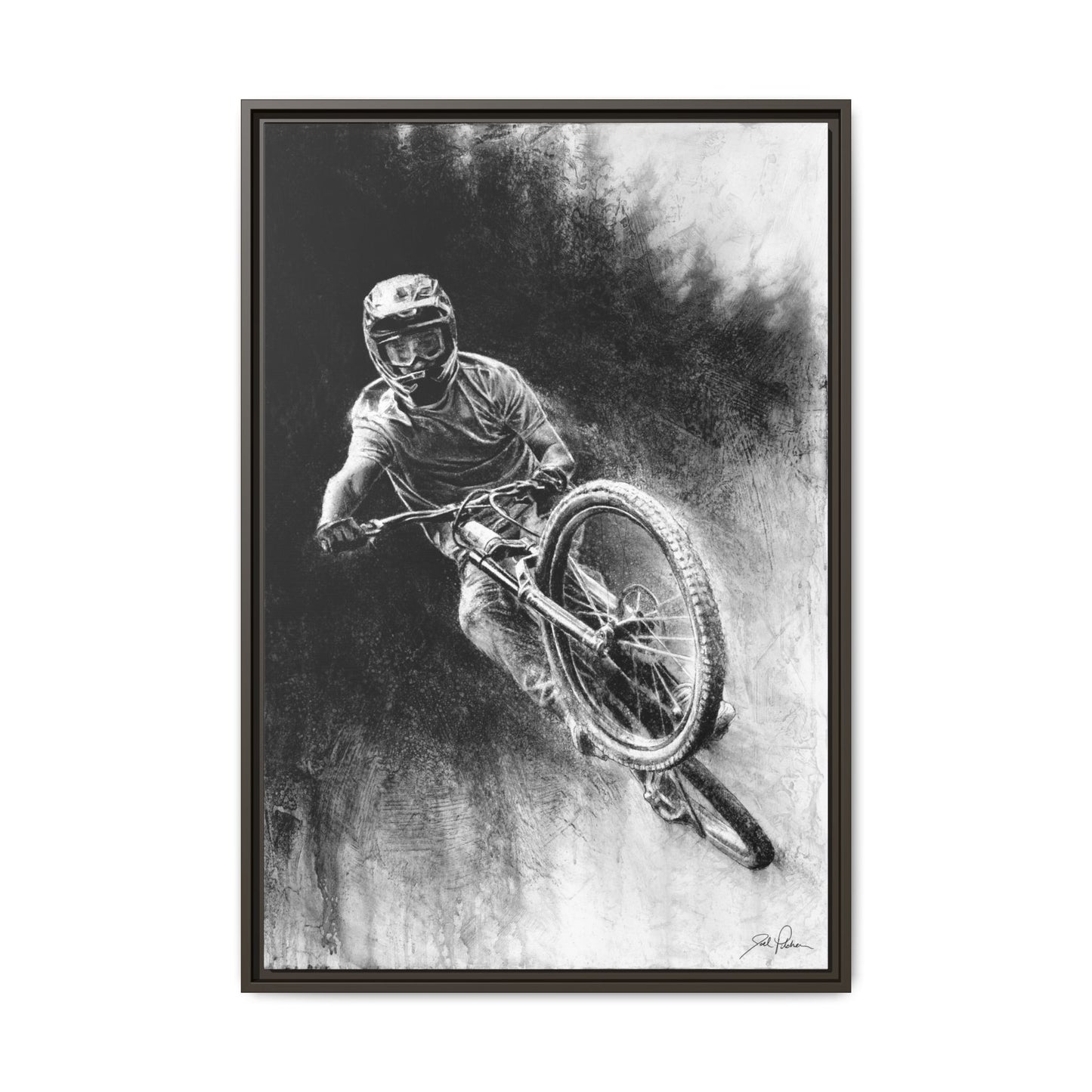 "Mountain Air" Framed Canvas