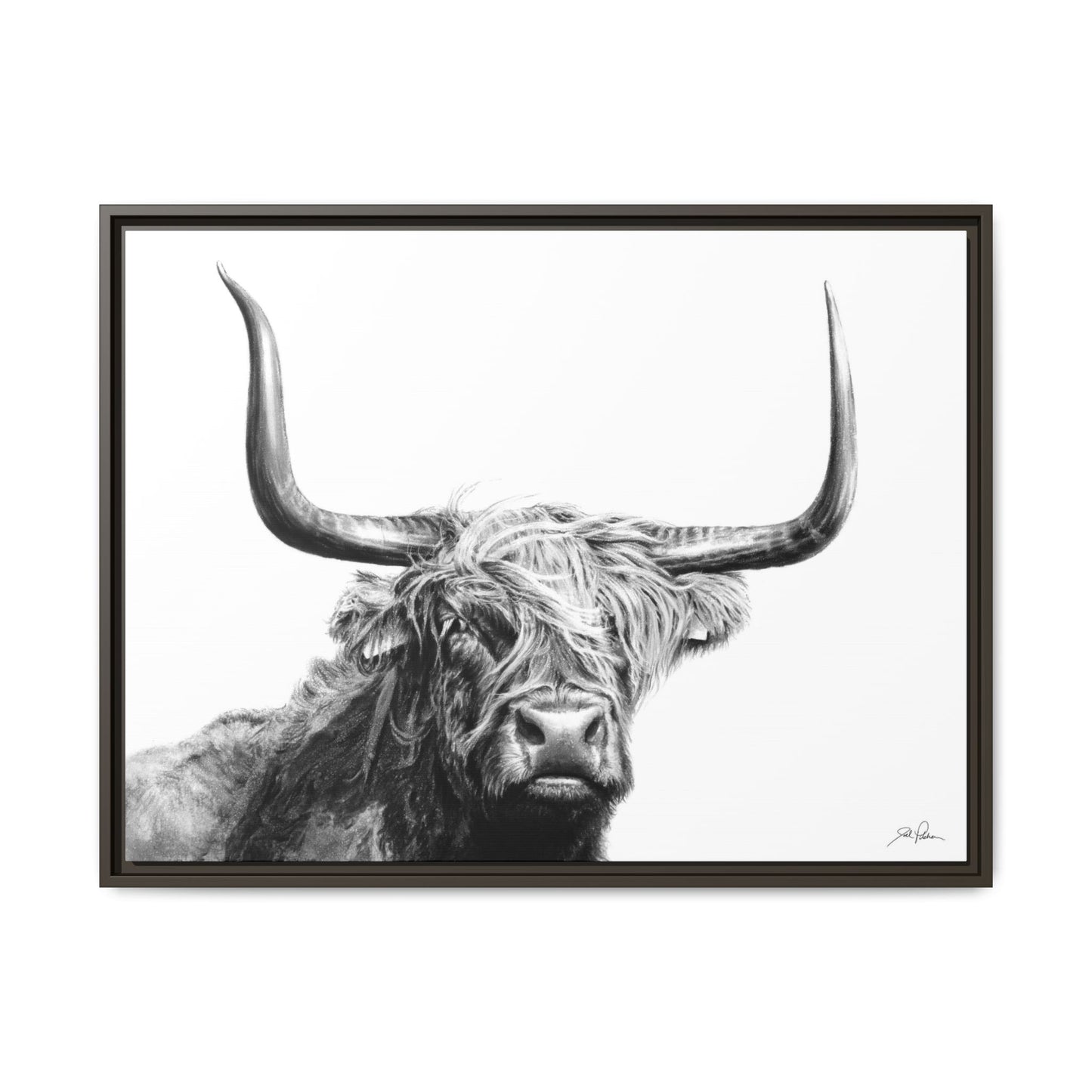 "Highlander" Framed Canvas