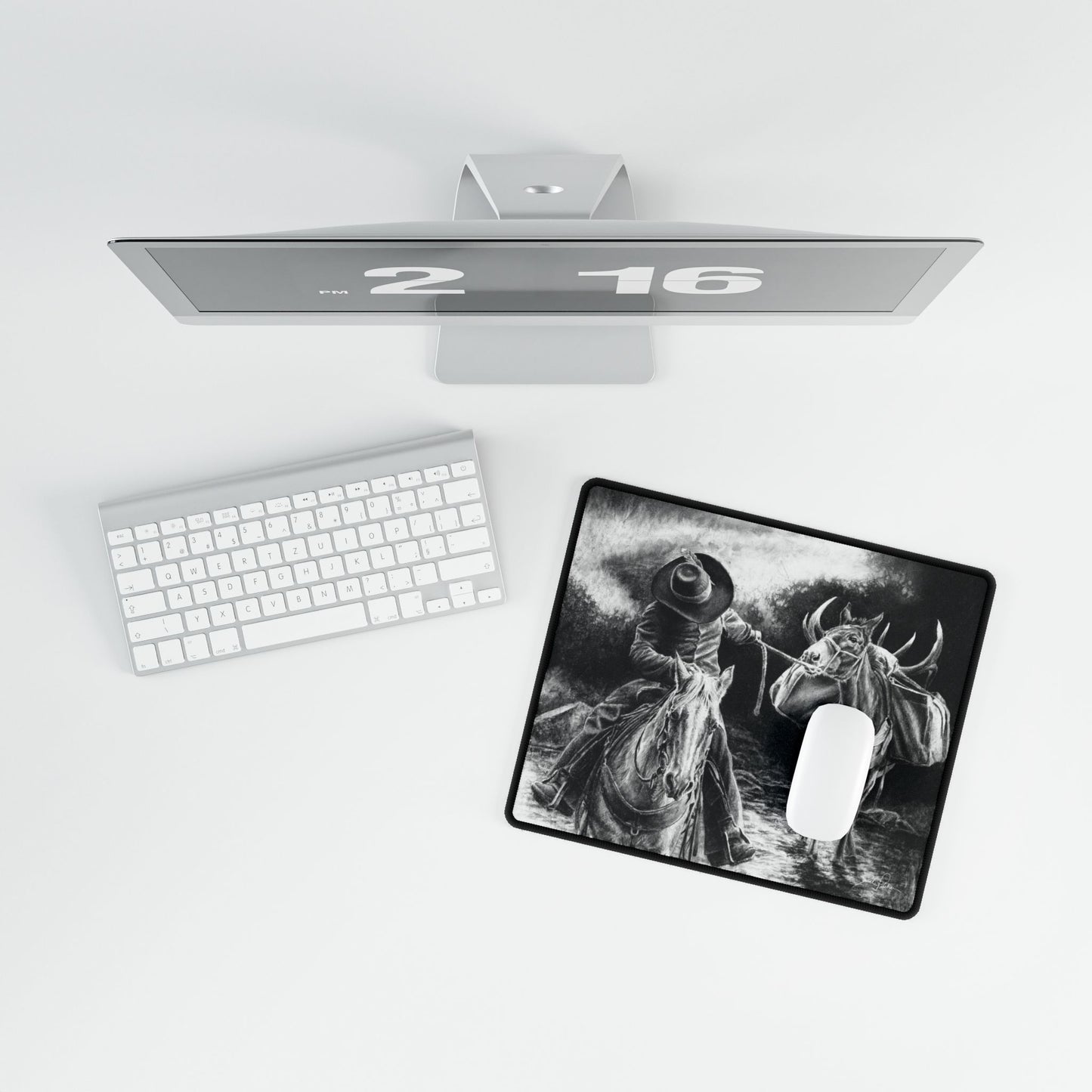 "Shallow Crossing" Mouse Pad