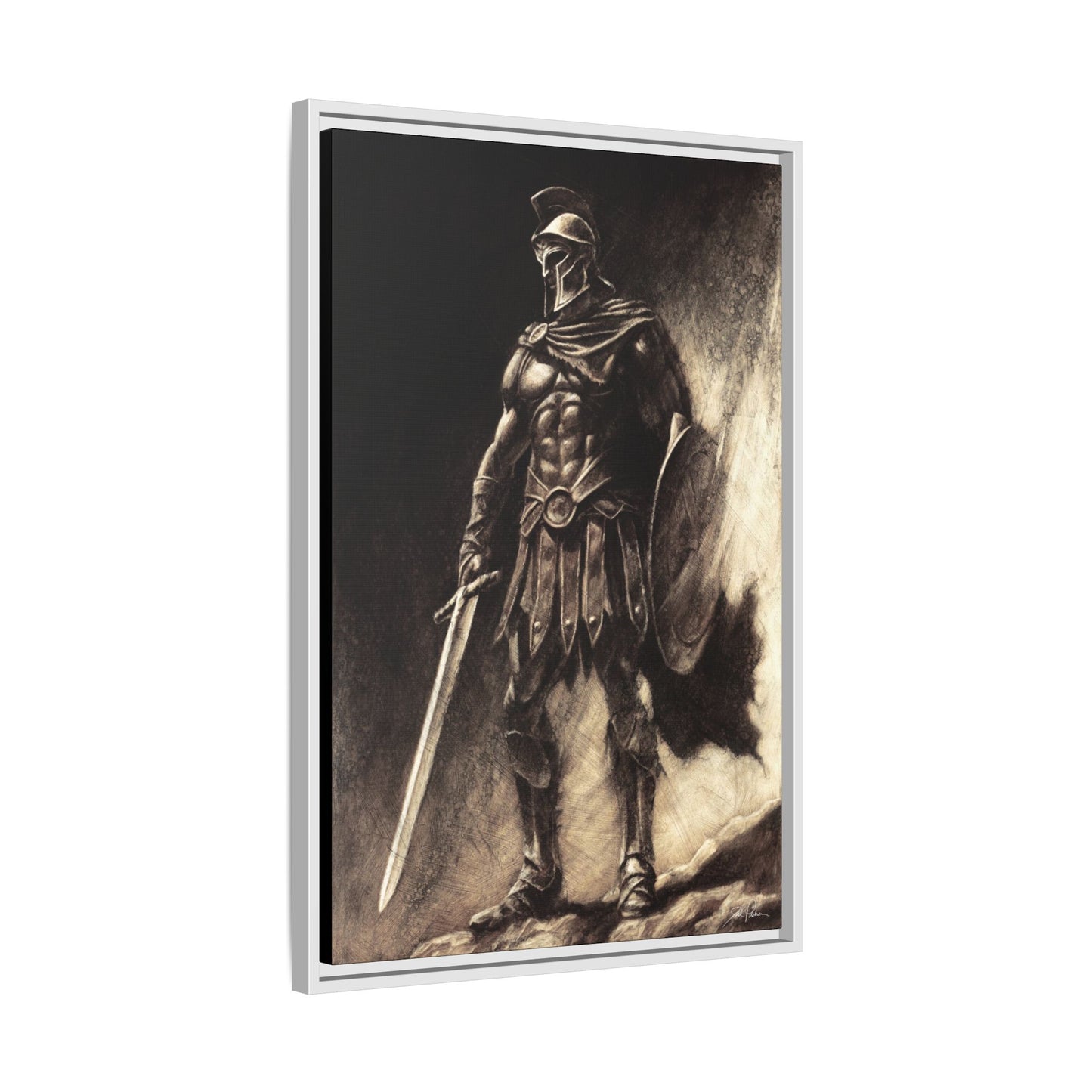 "Armor of God" Framed Canvas