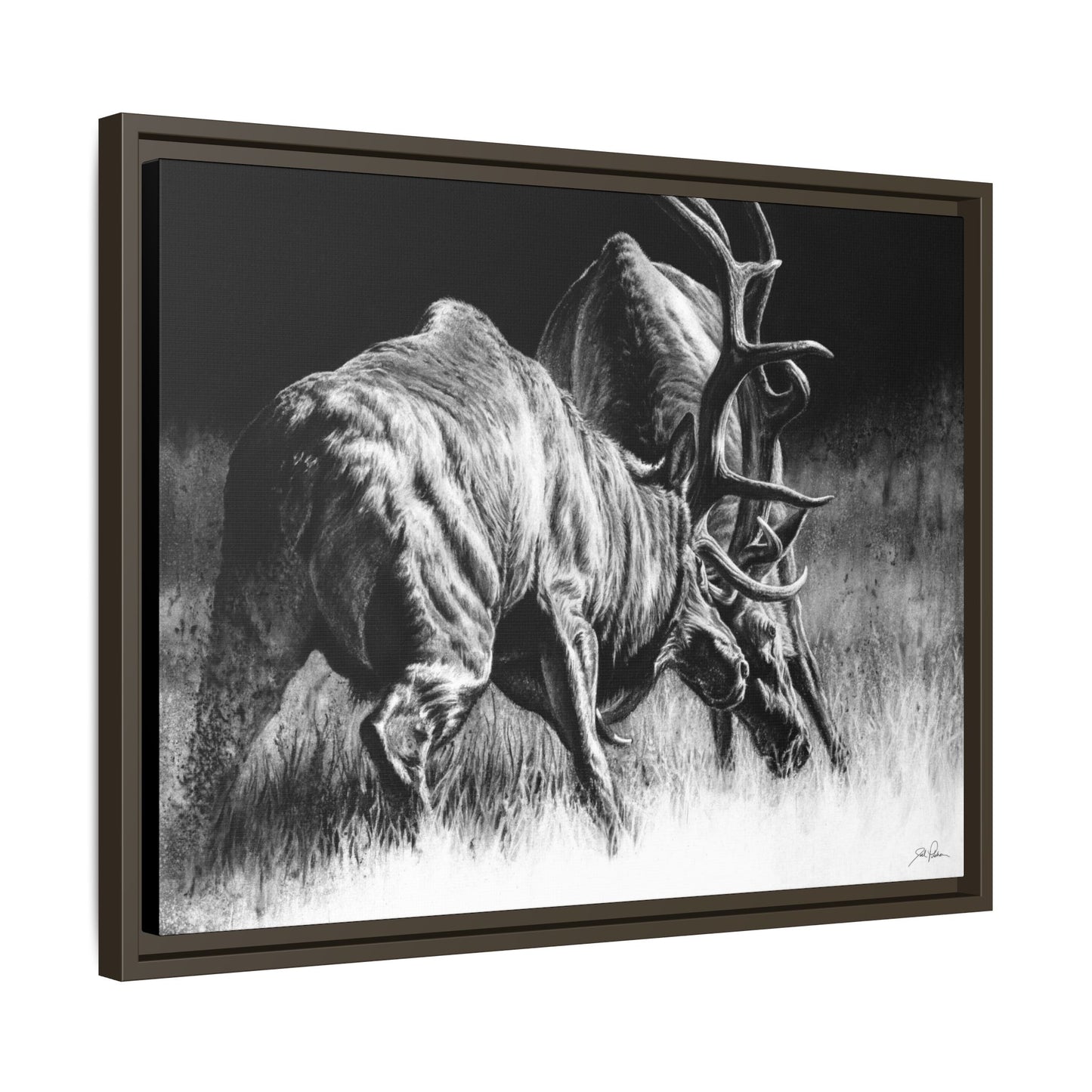 "Winner Takes All" Framed Canvas