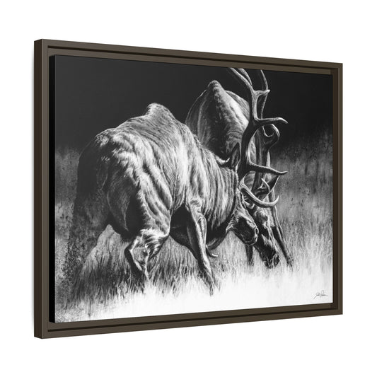 "Winner Takes All" Framed Canvas