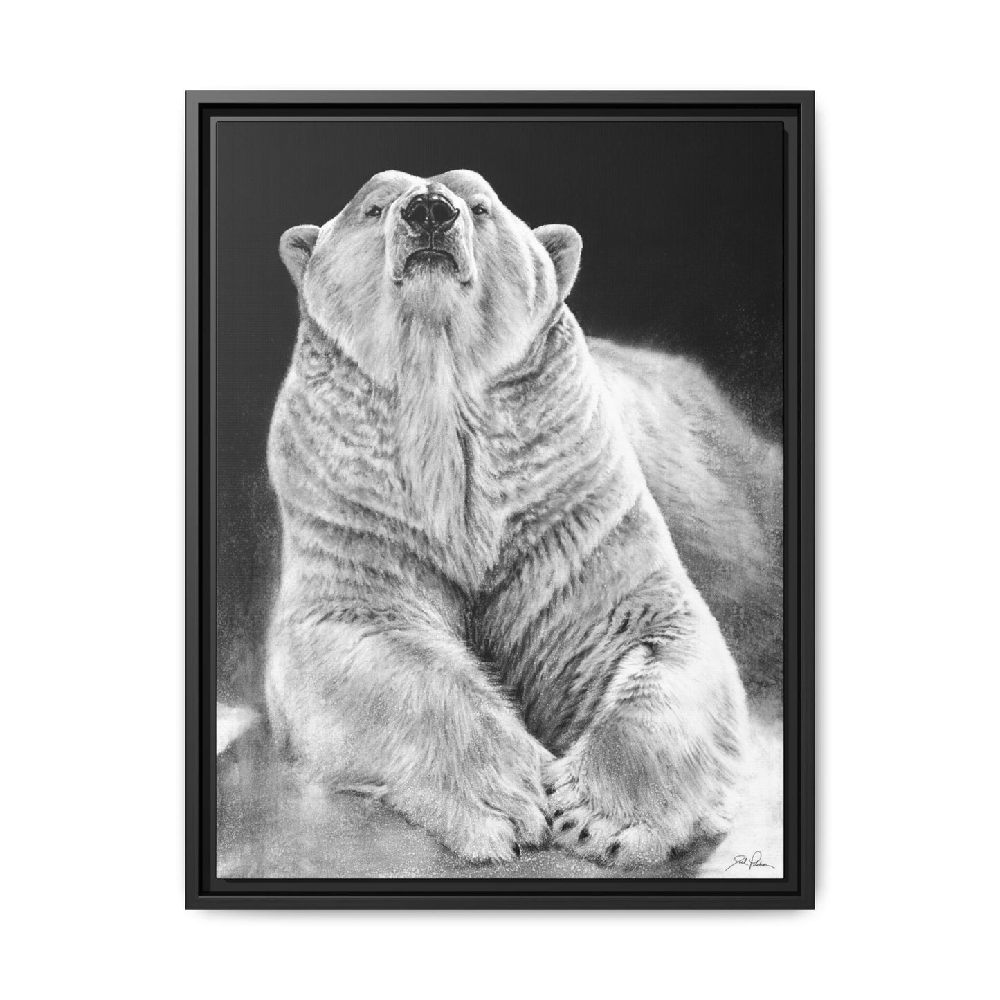 "Defiant" Framed Canvas