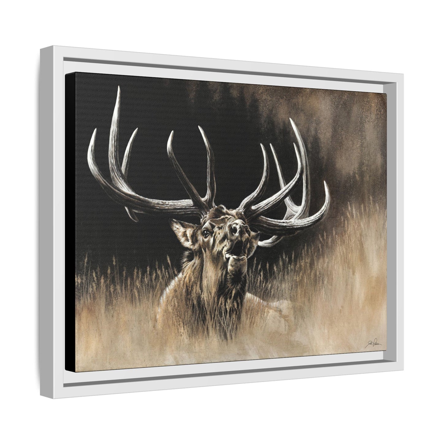"Wake Up Call" Framed Canvas