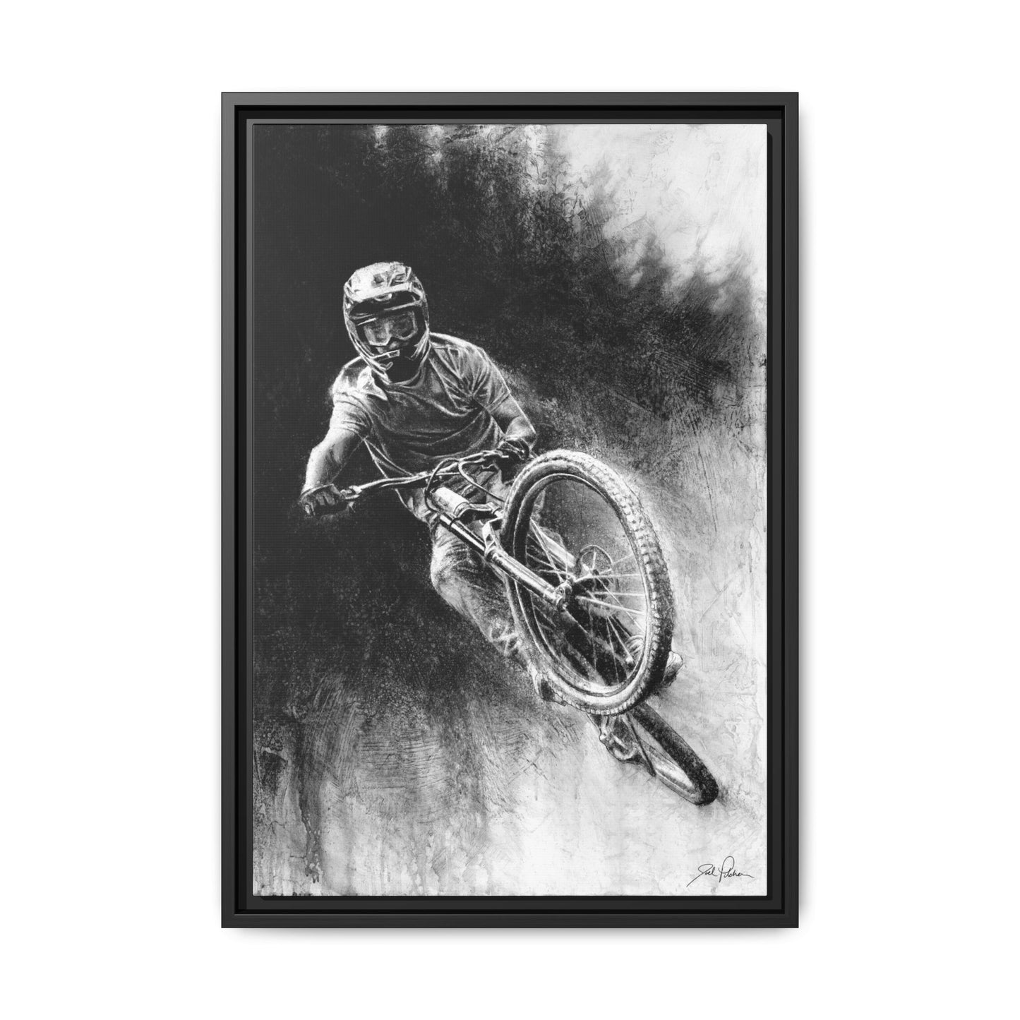 "Mountain Air" Framed Canvas
