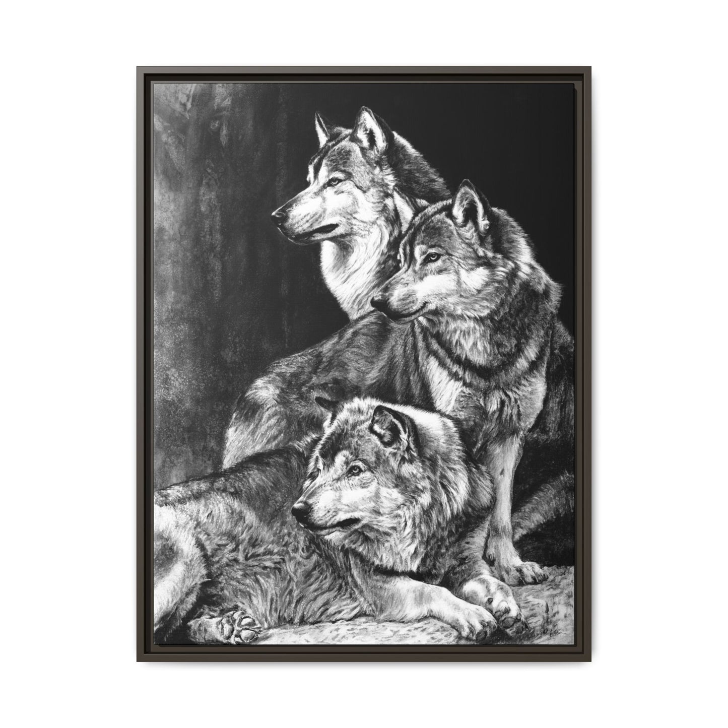 "Sentinels" Framed Canvas