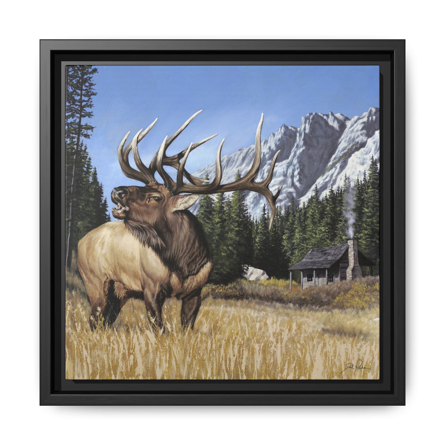 "Sanctuary" Framed Canvas