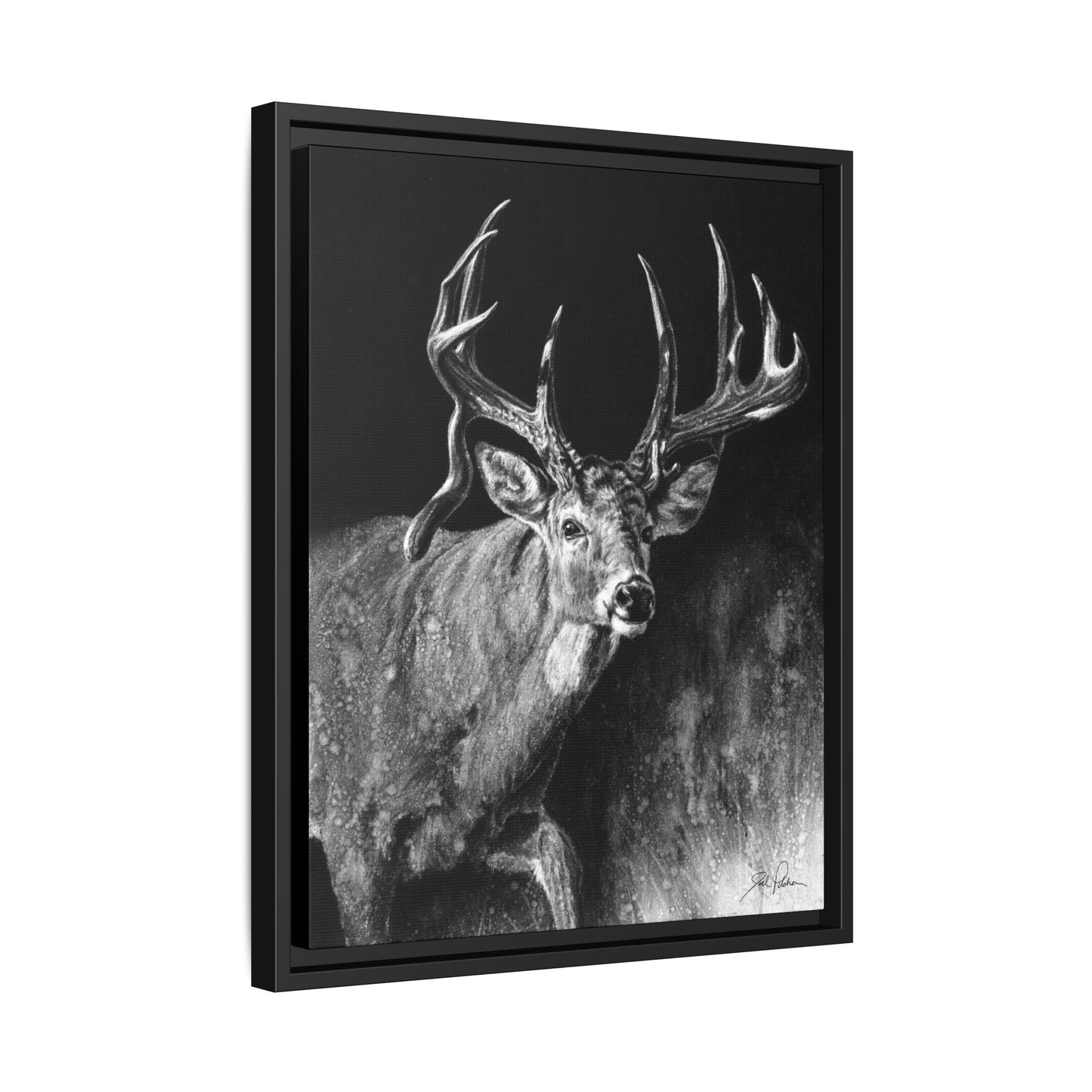 "Jaw Dropper" Framed Canvas