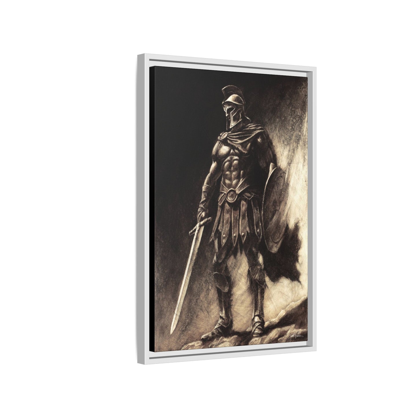 "Armor of God" Framed Canvas