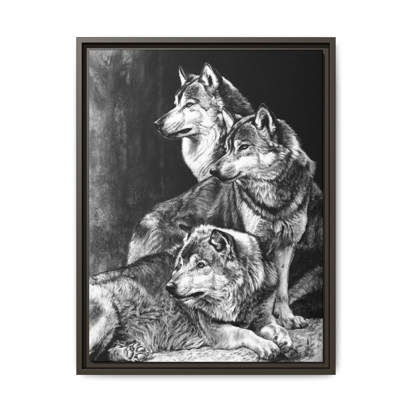 "Sentinels" Framed Canvas