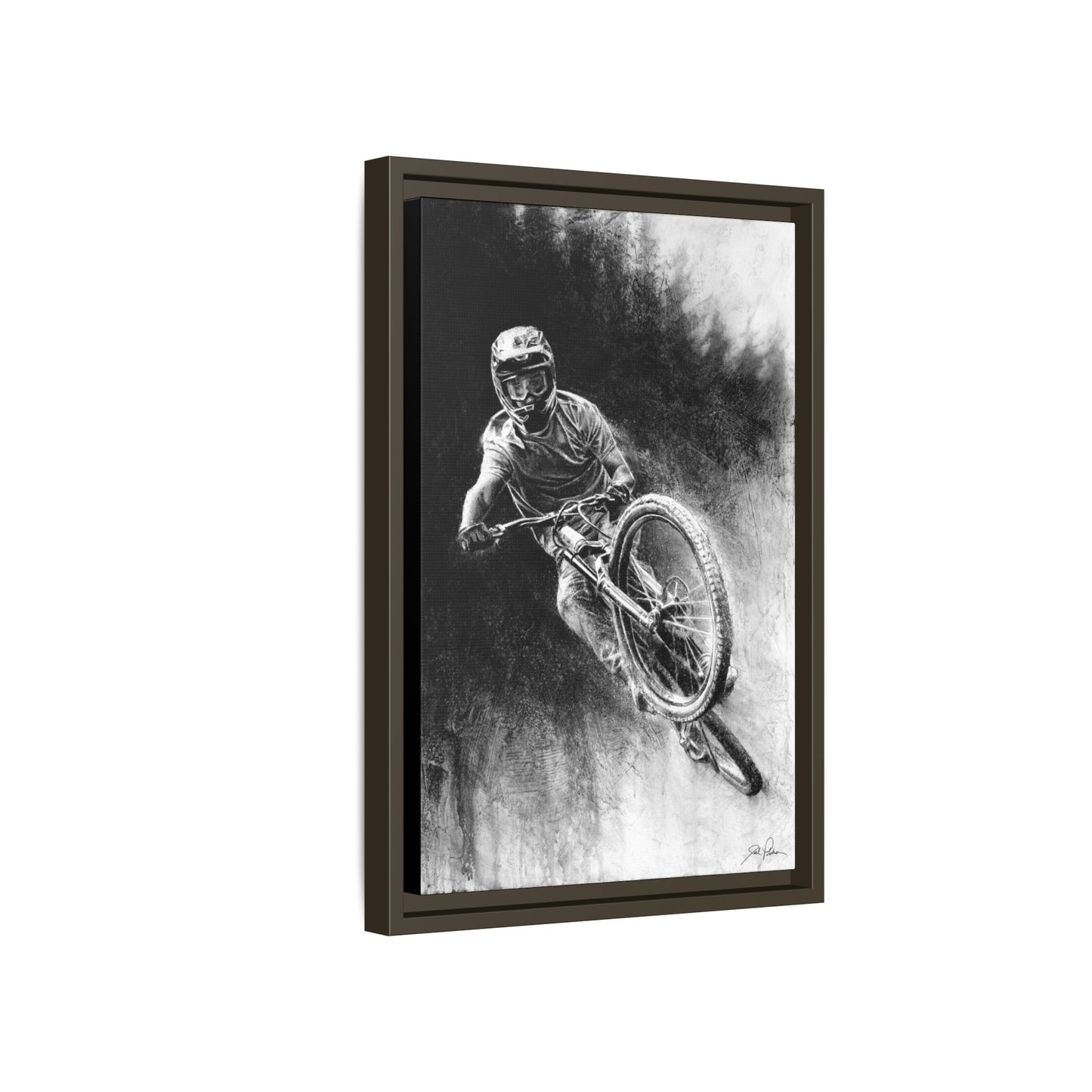 "Mountain Air" Framed Canvas
