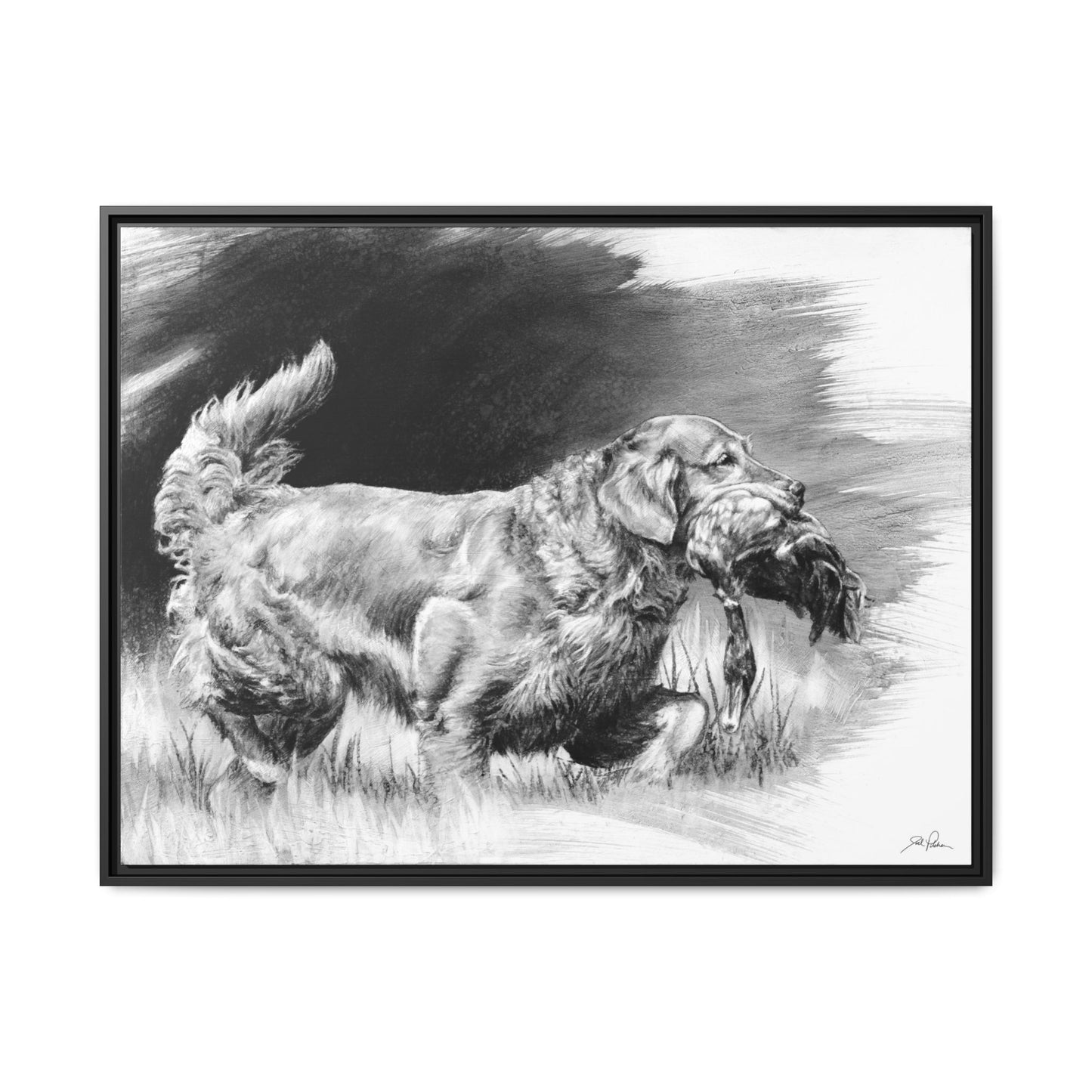 "Good Dog" Framed Canvas