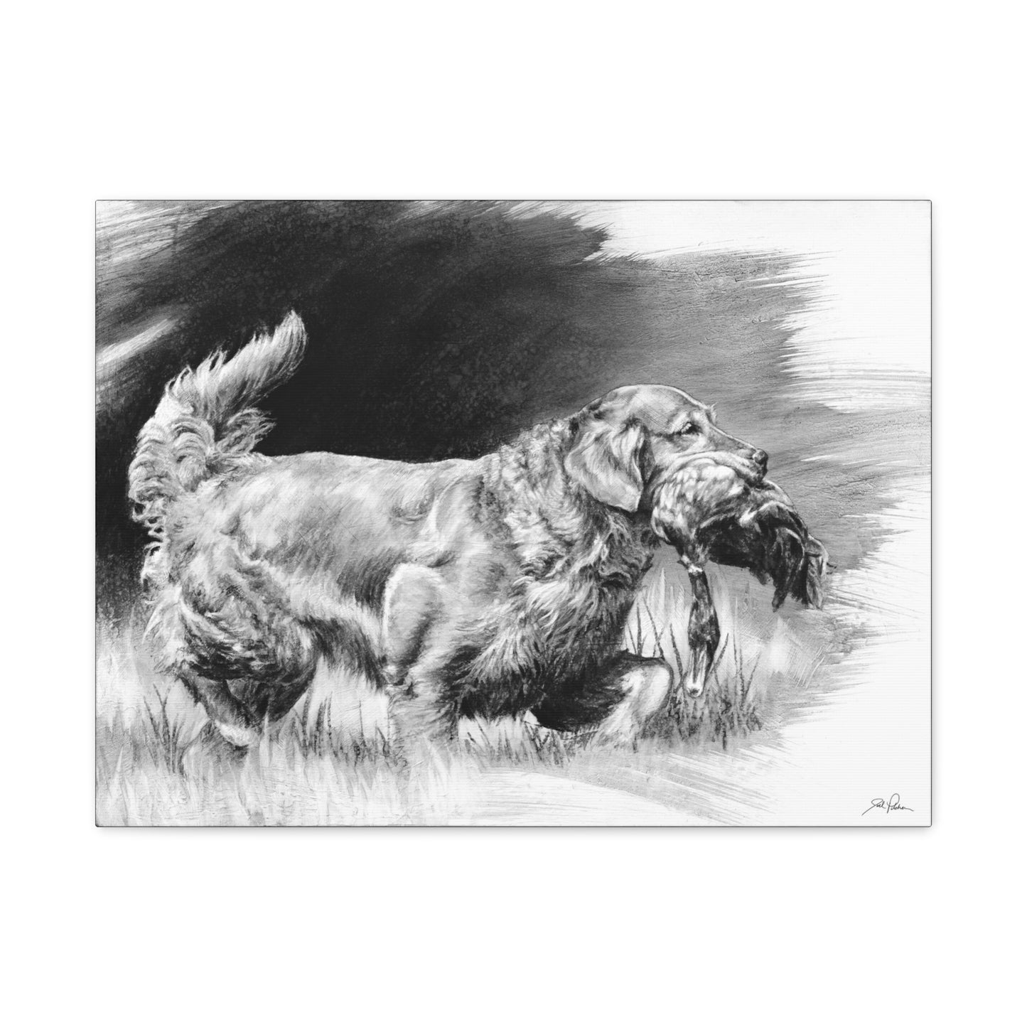 "Good Dog" Stretched Canvas