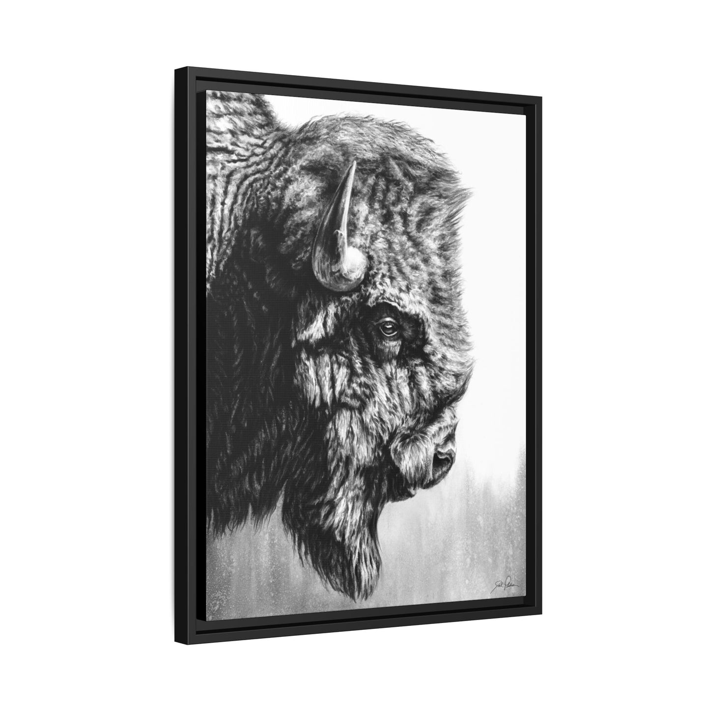 "Headstrong" Framed Canvas