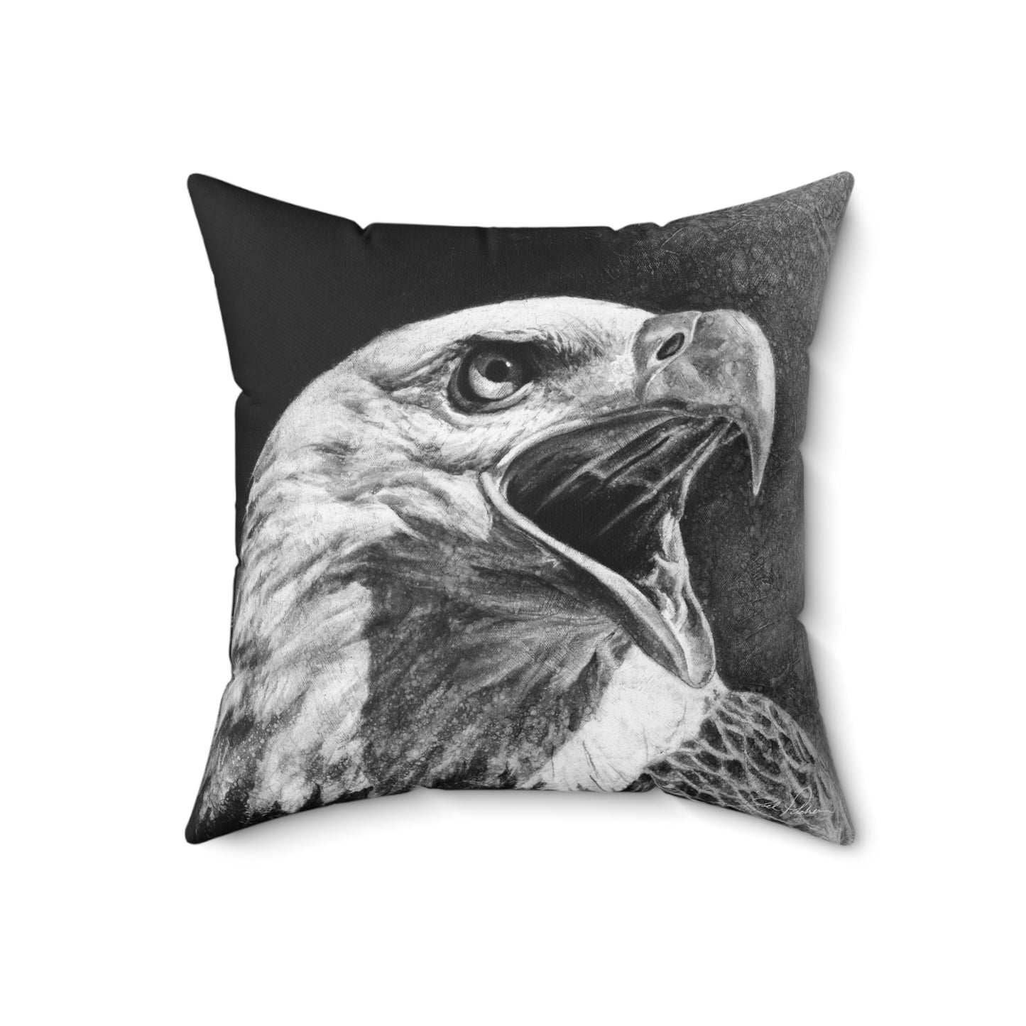 "Bald Eagle" Square Pillow.