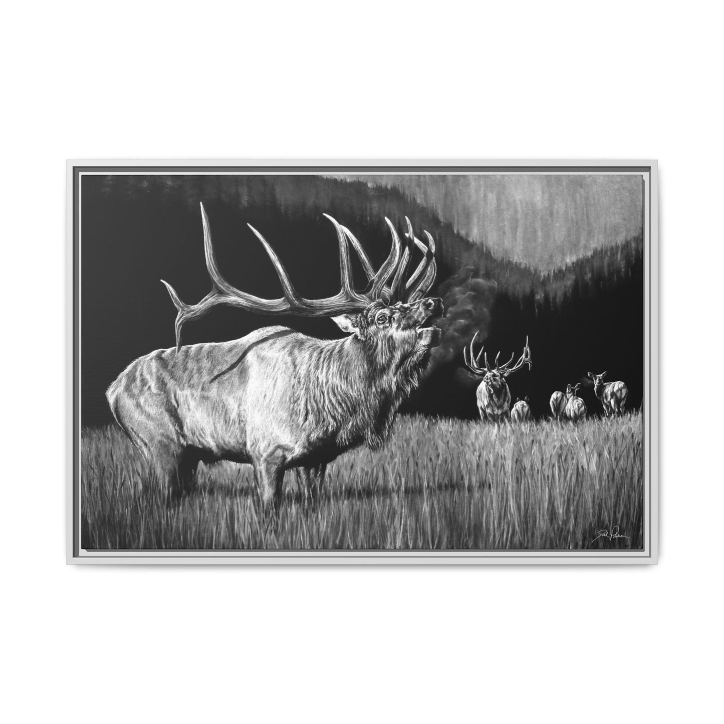 "The Contender" Framed Canvas