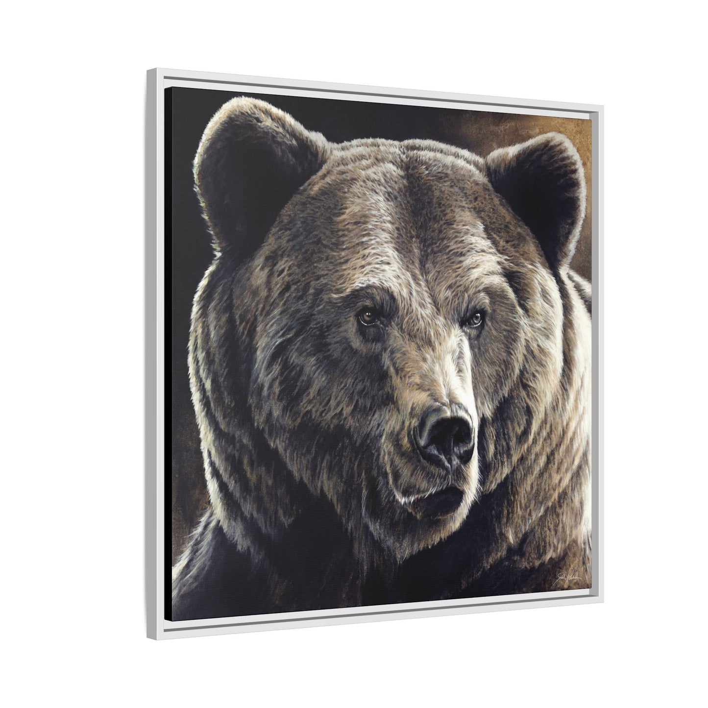 "Kodiak" Framed Canvas