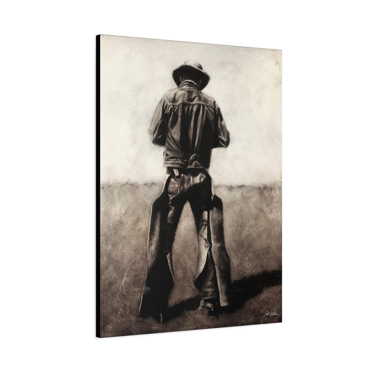 "Cowboy" Stretched Canvas