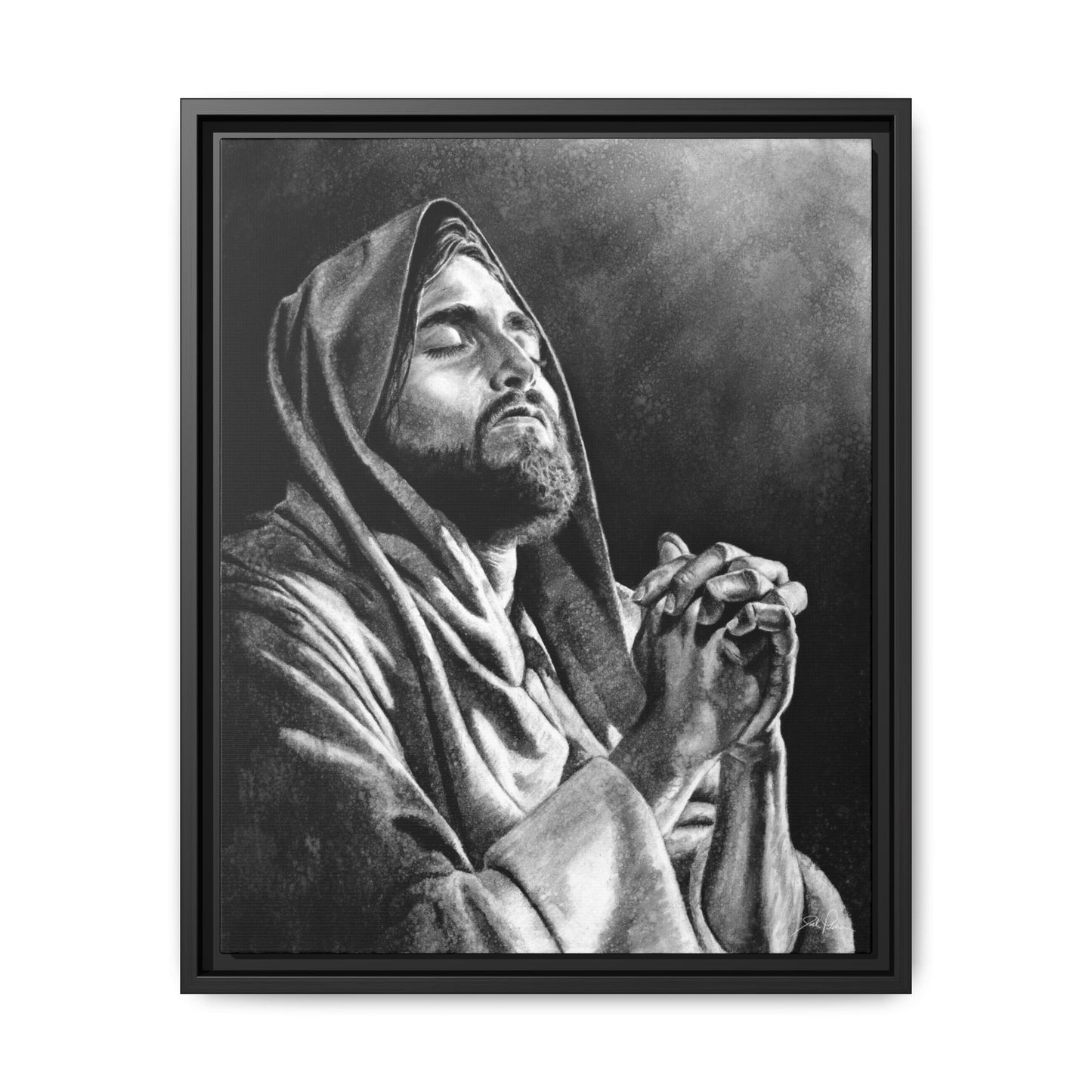 "Thy Will Be Done" Framed Canvas