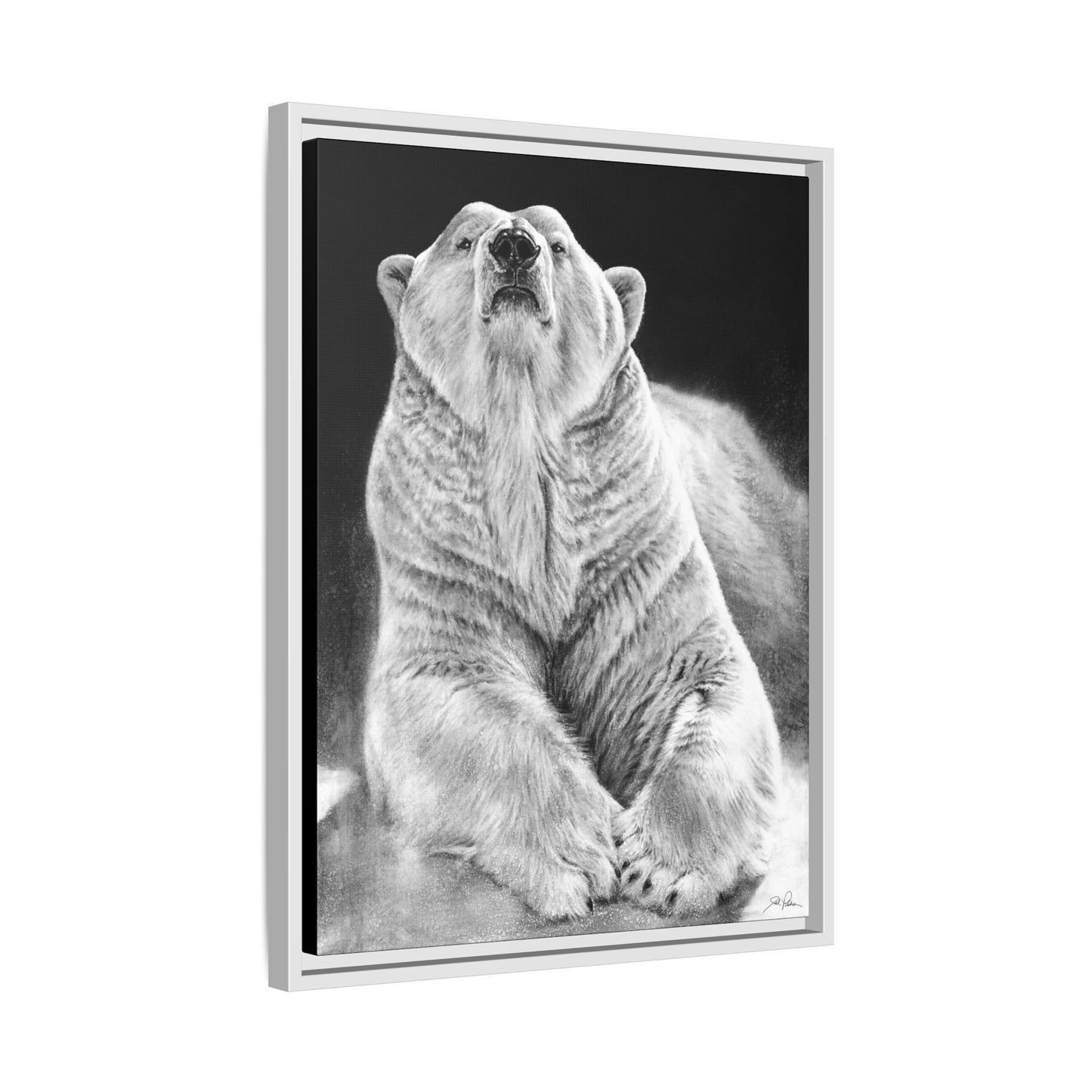 "Defiant" Framed Canvas