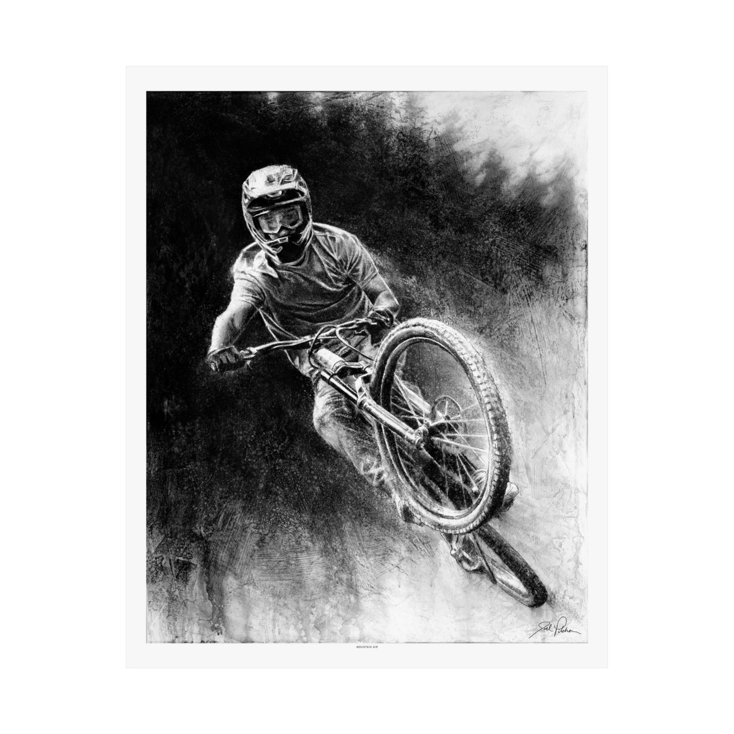 "Mountain Air" Premium Matte Paper Print.