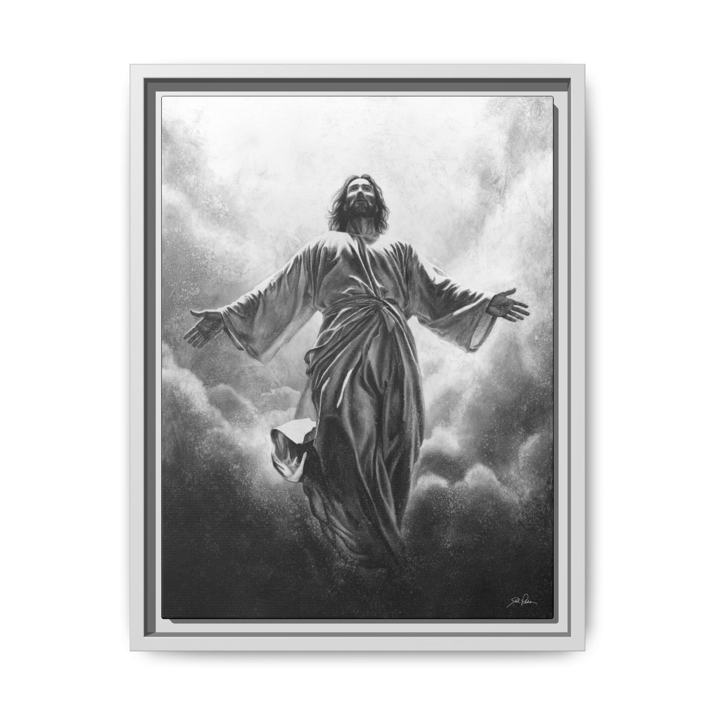"In His Glory" Framed Canvas