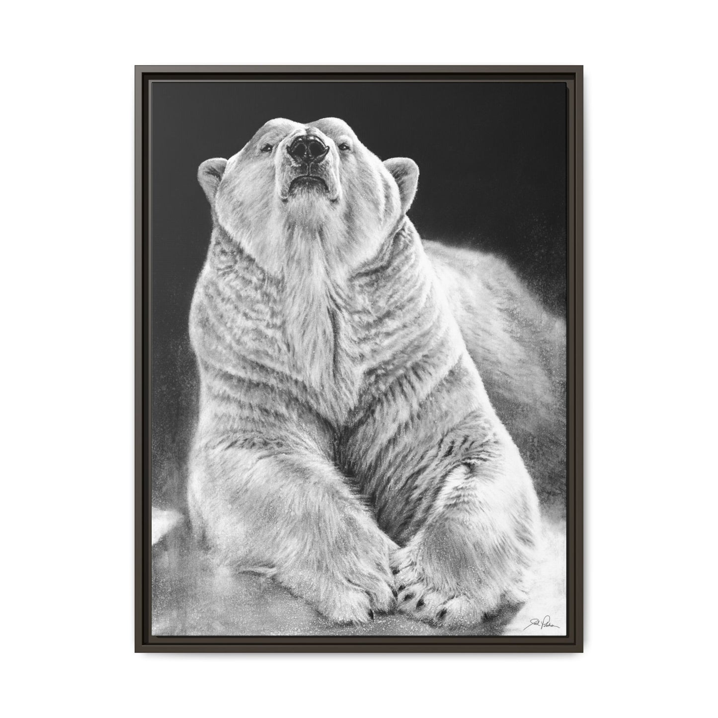 "Defiant" Framed Canvas