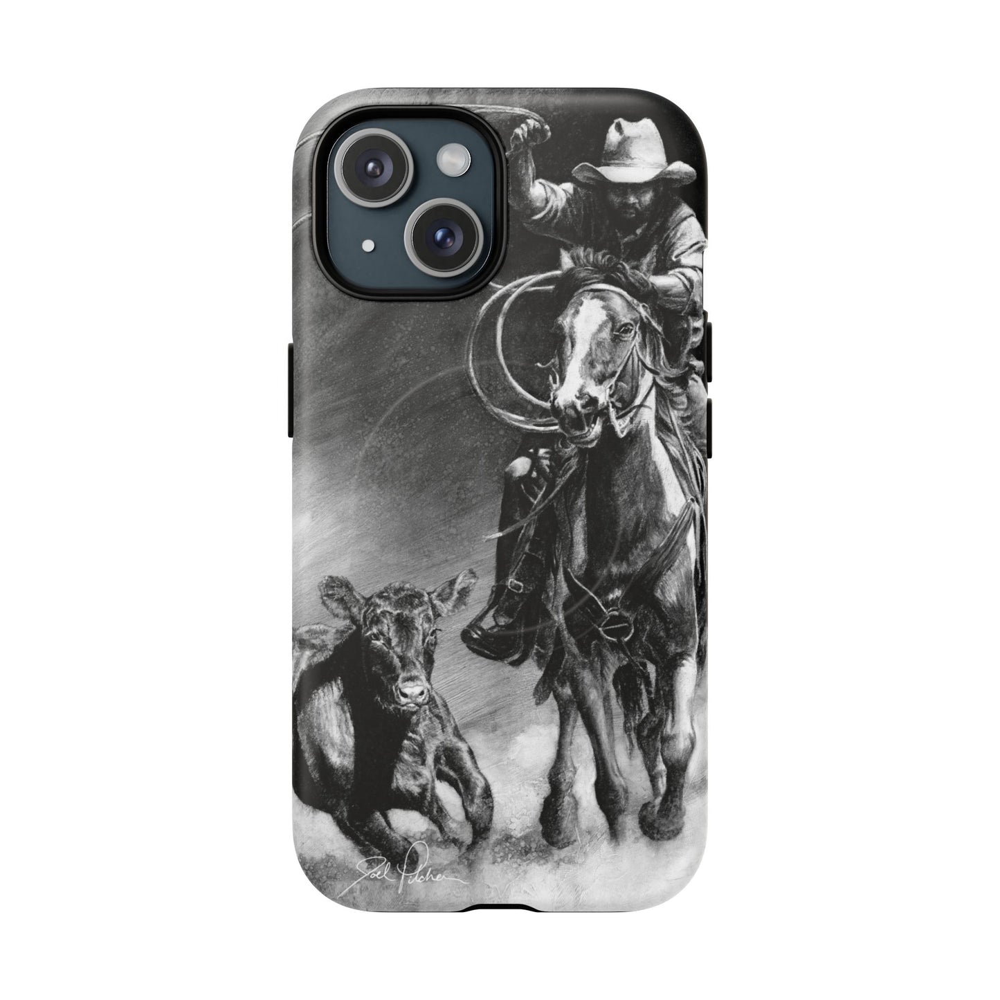 "Calf Roping" Magnetic Tough Case