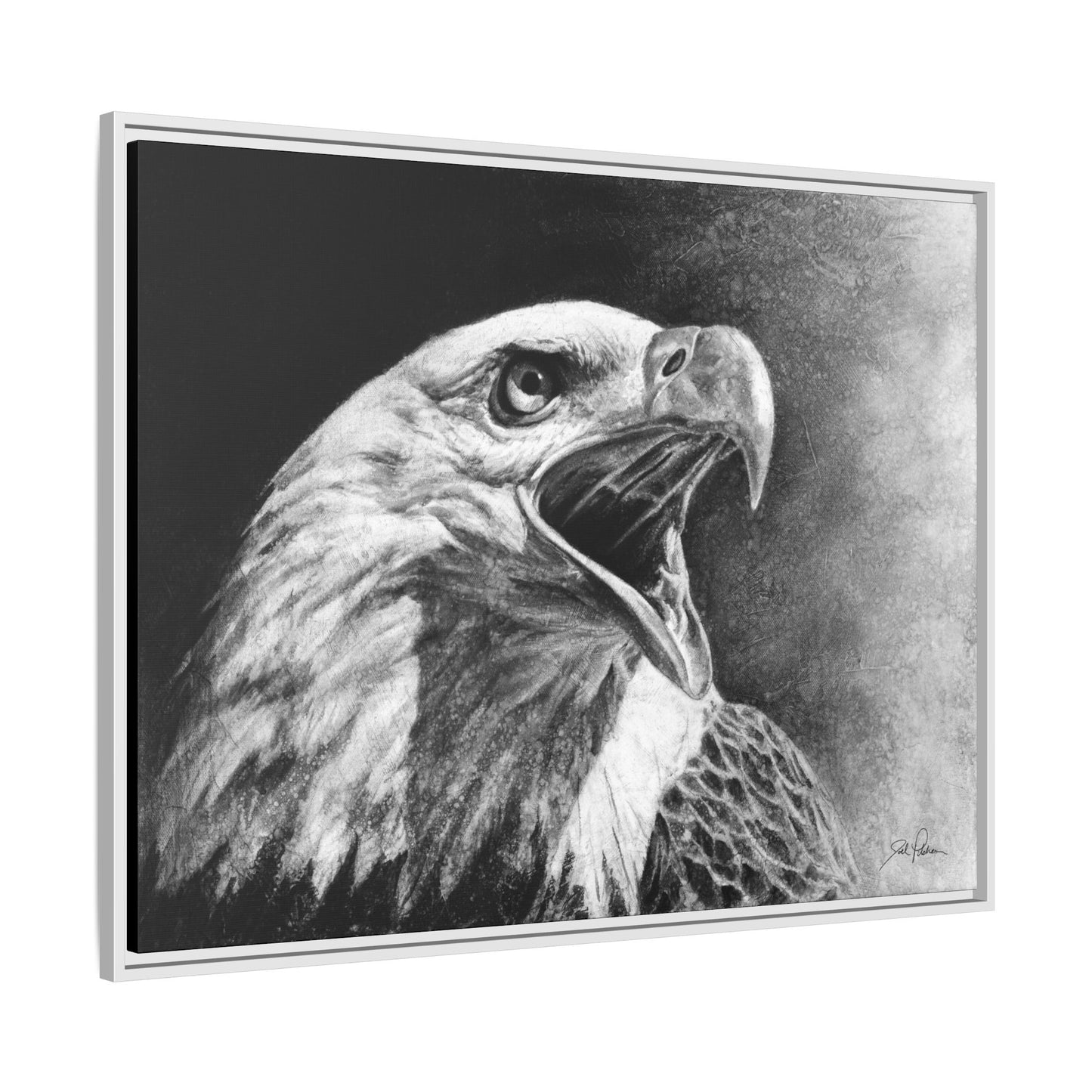 "Bald Eagle" Framed Canvas