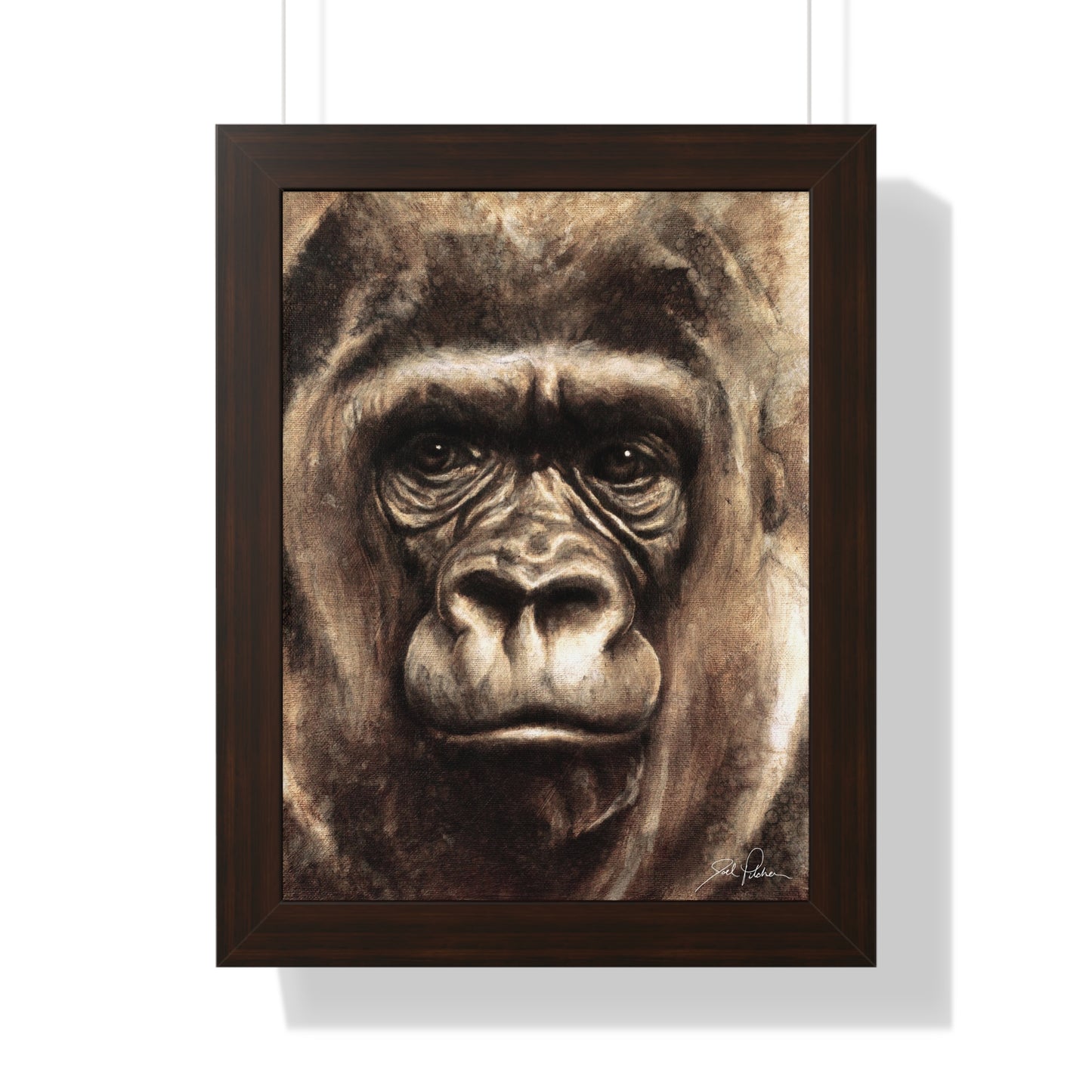 "Gorilla" Framed Paper Print