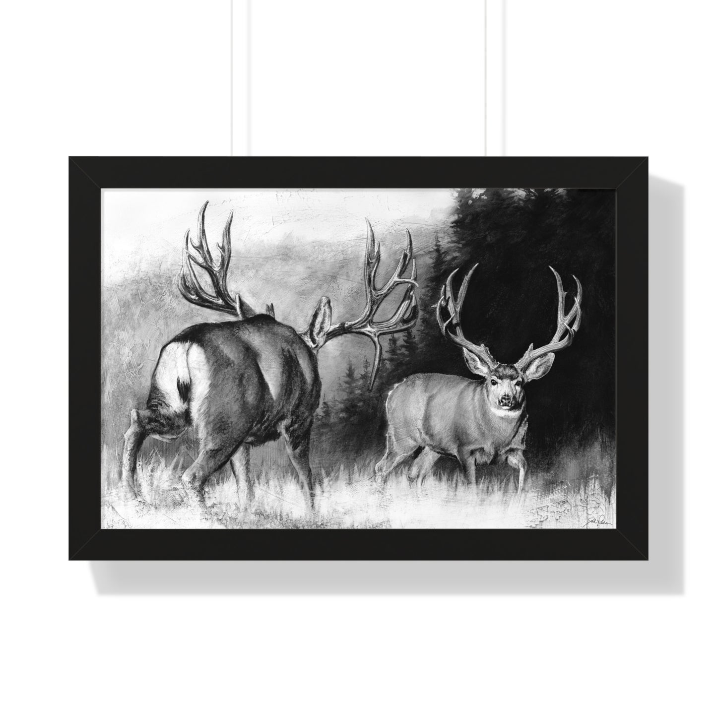 "Face Off" Framed Paper Print