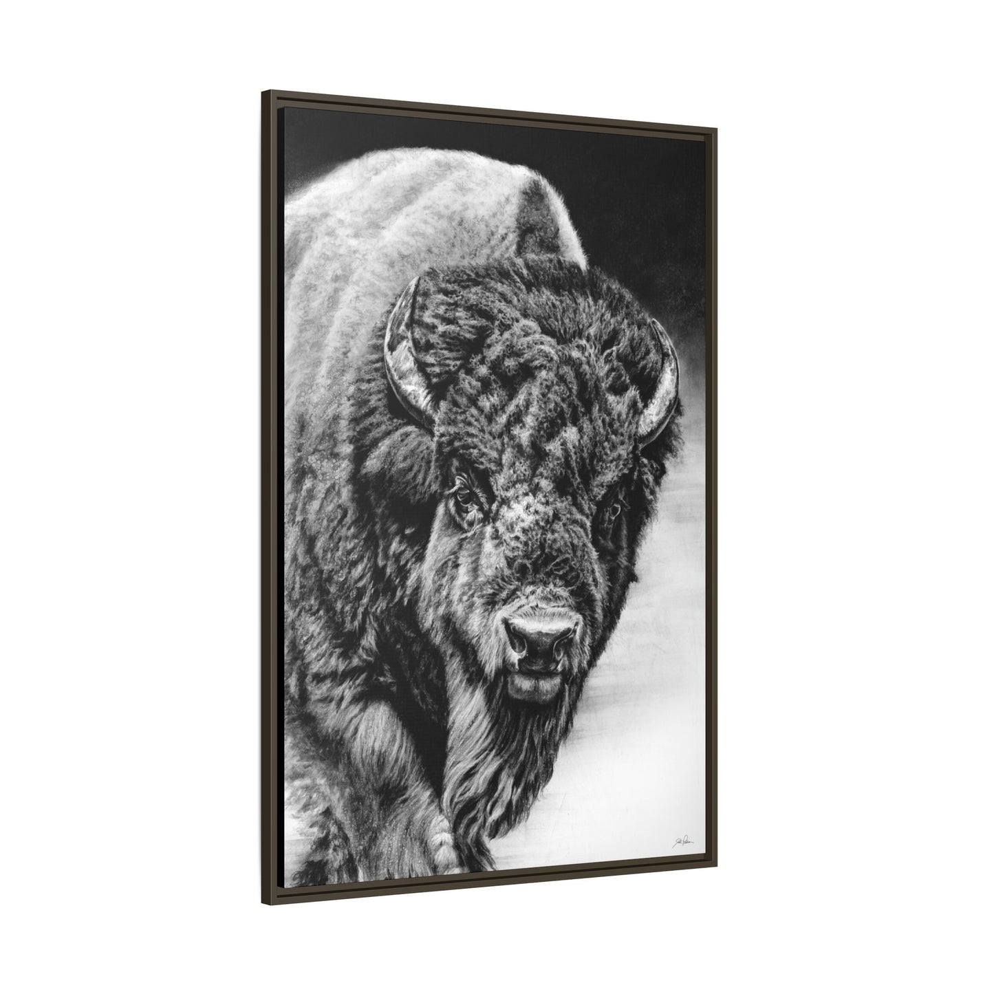 "Heavyweight Champ" Framed Canvas