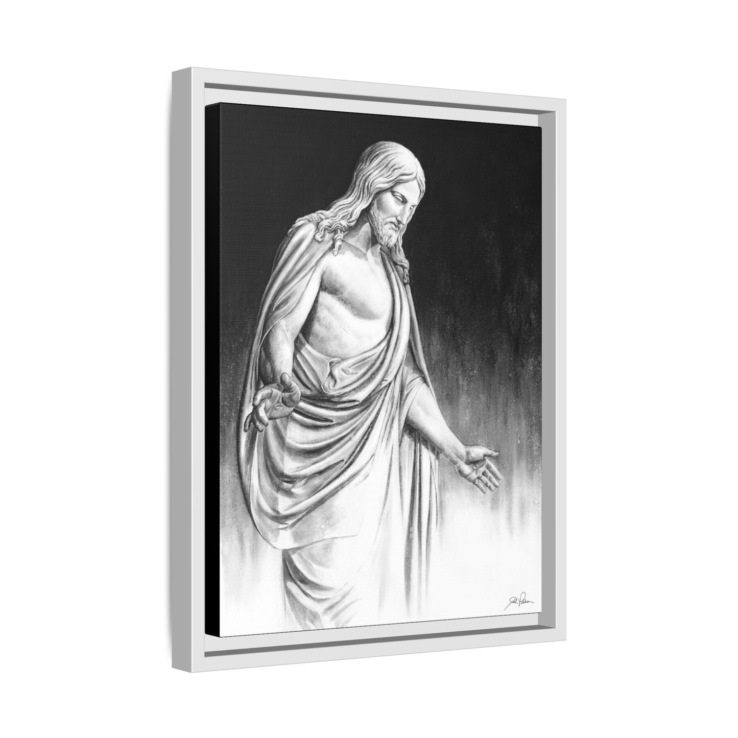 "Come Unto Me" Framed Canvas