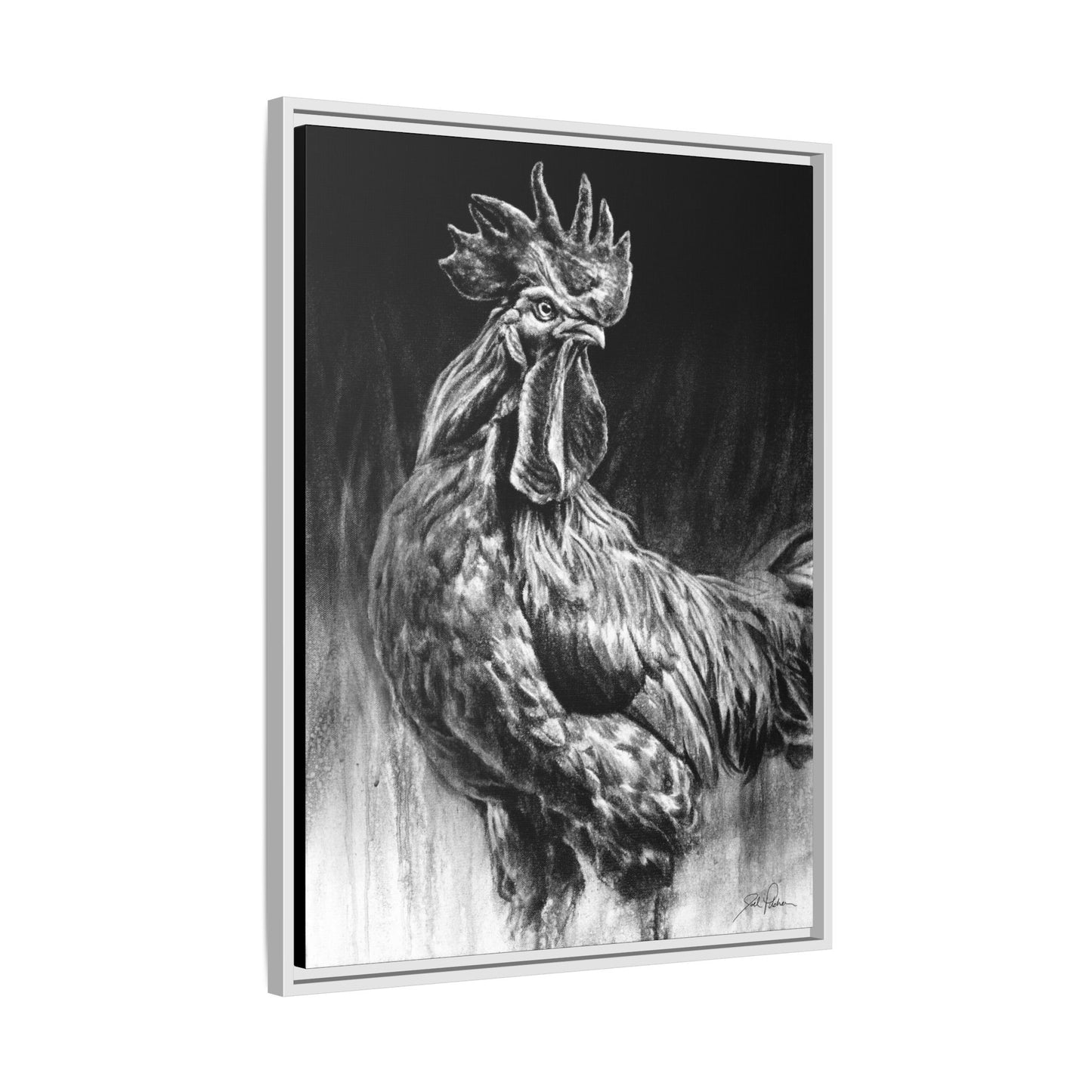 "Yard Boss" Framed Canvas