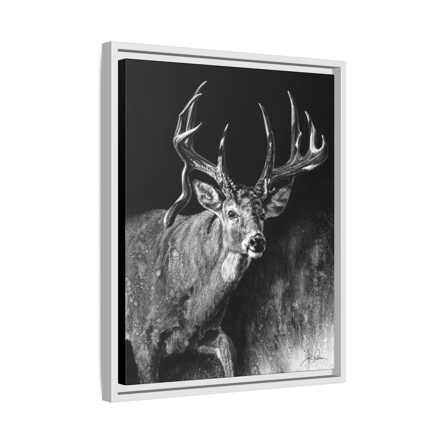 "Jaw Dropper" Framed Canvas