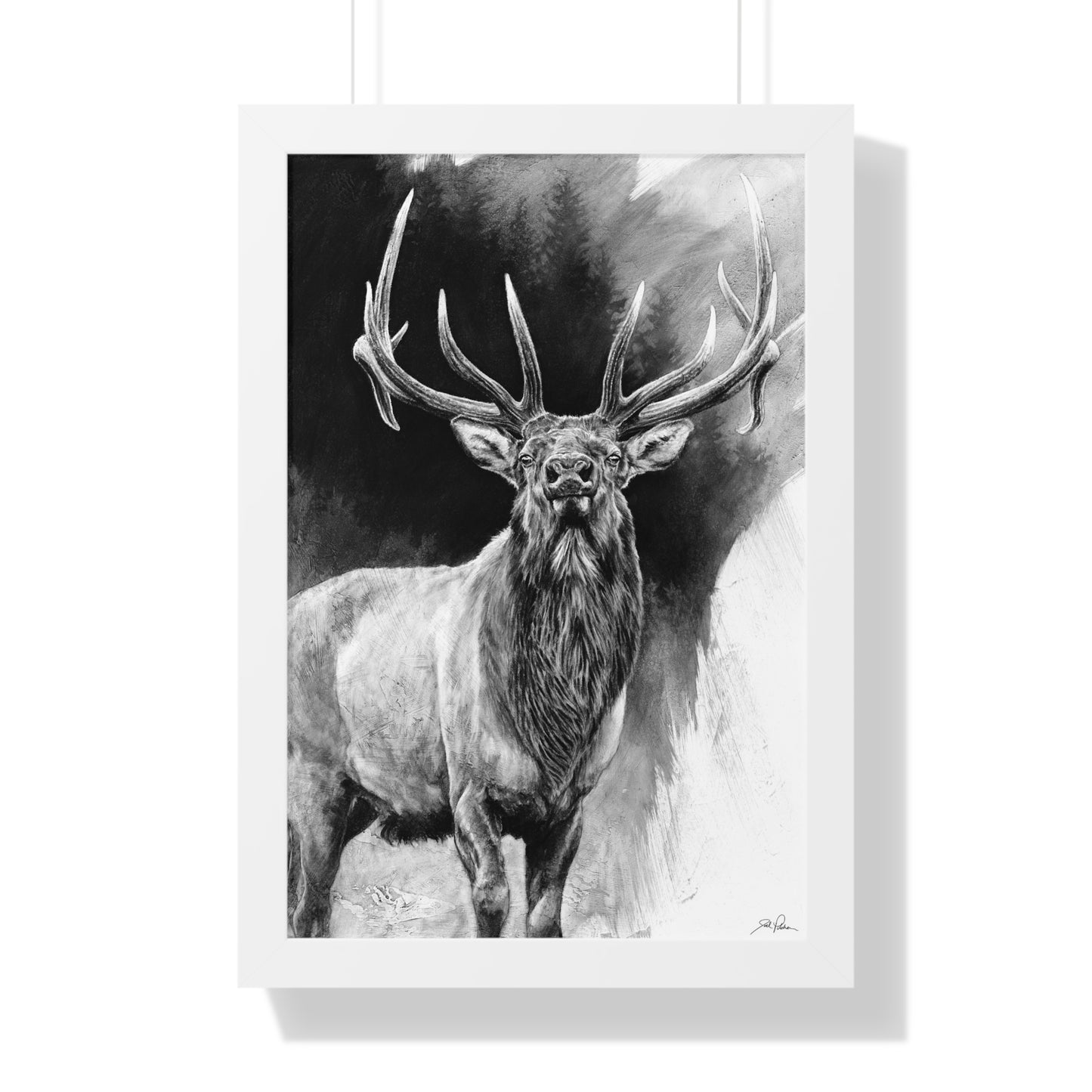 "Standing Tall" Framed Paper Print