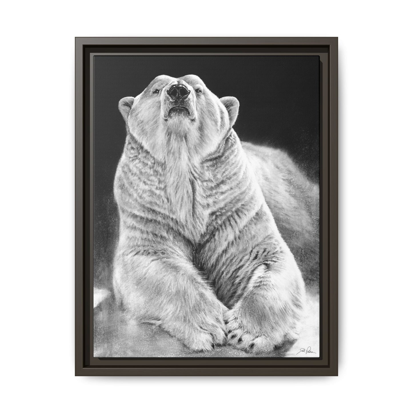 "Defiant" Framed Canvas