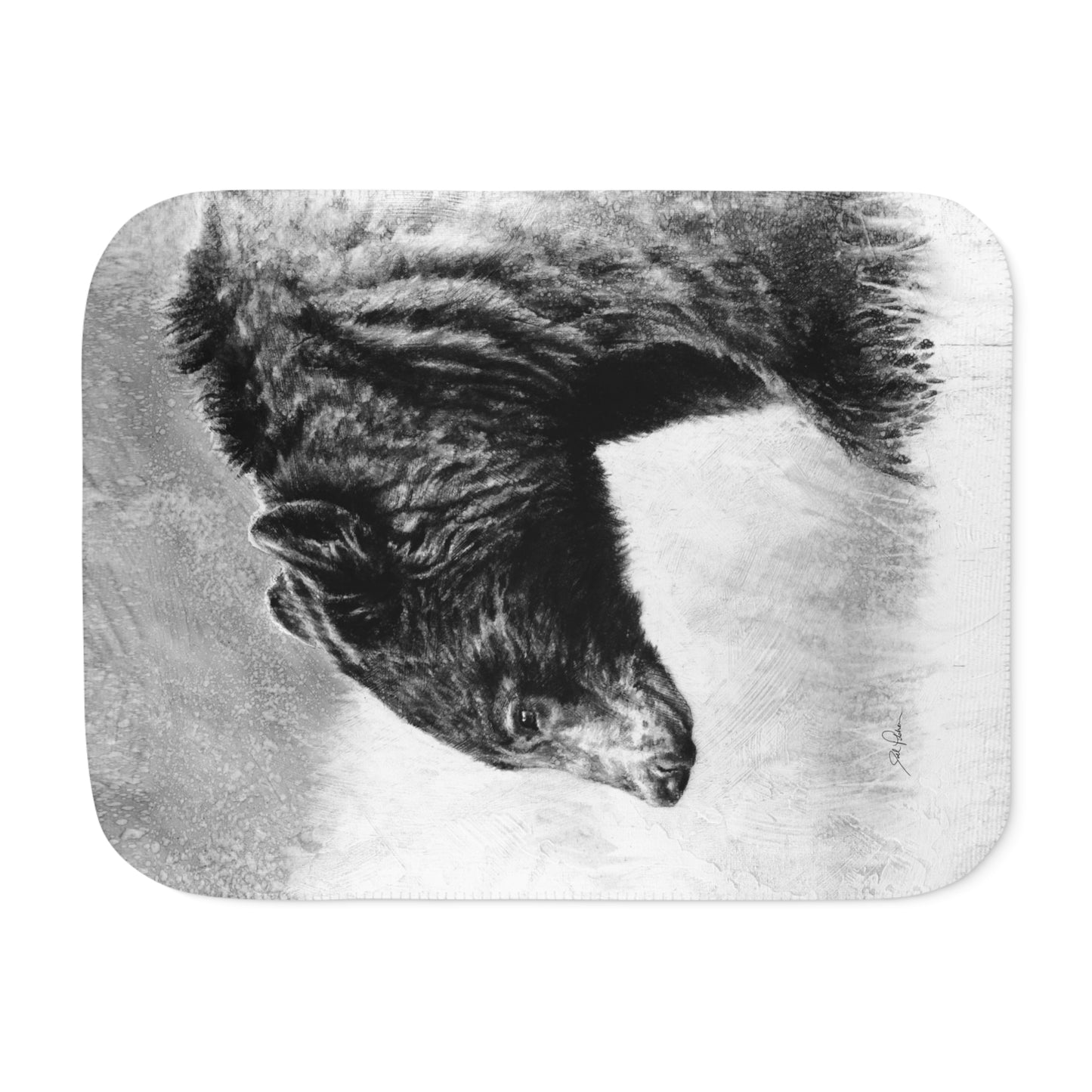 "Burly Bear" Sherpa Blanket.
