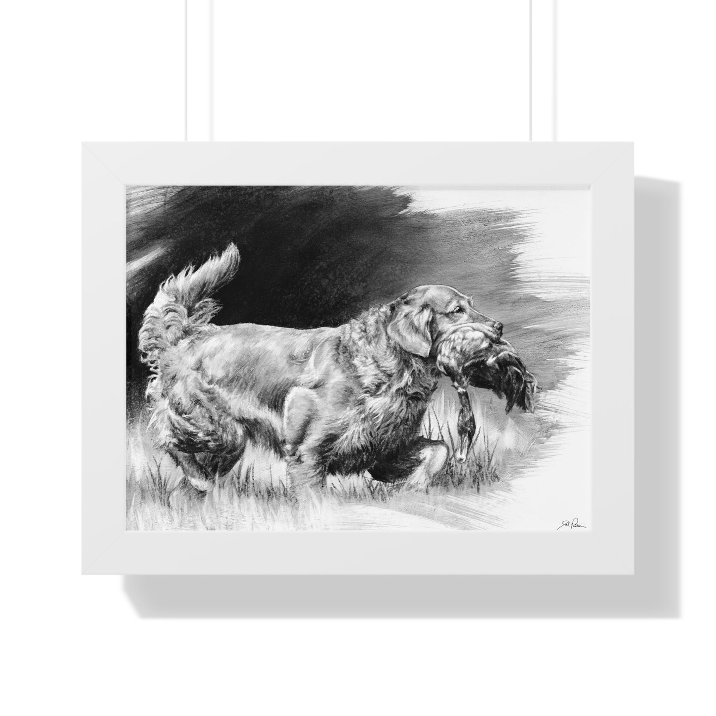 "Good Dog" Framed Paper Print