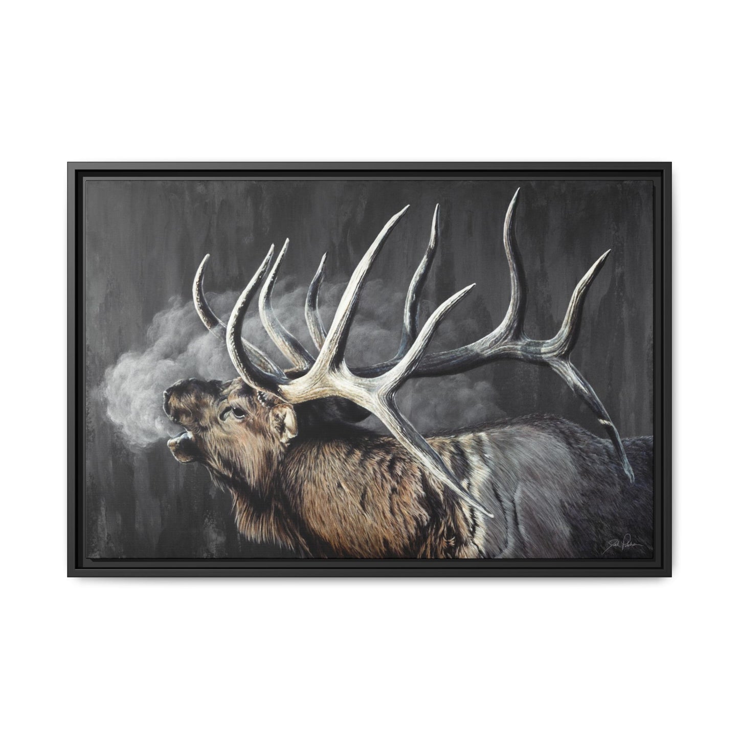 "Last Call" Framed Canvas