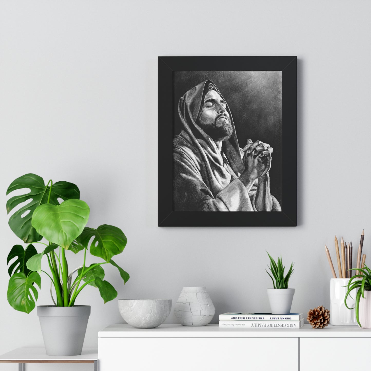 "Thy Will Be Done" Framed Paper Print