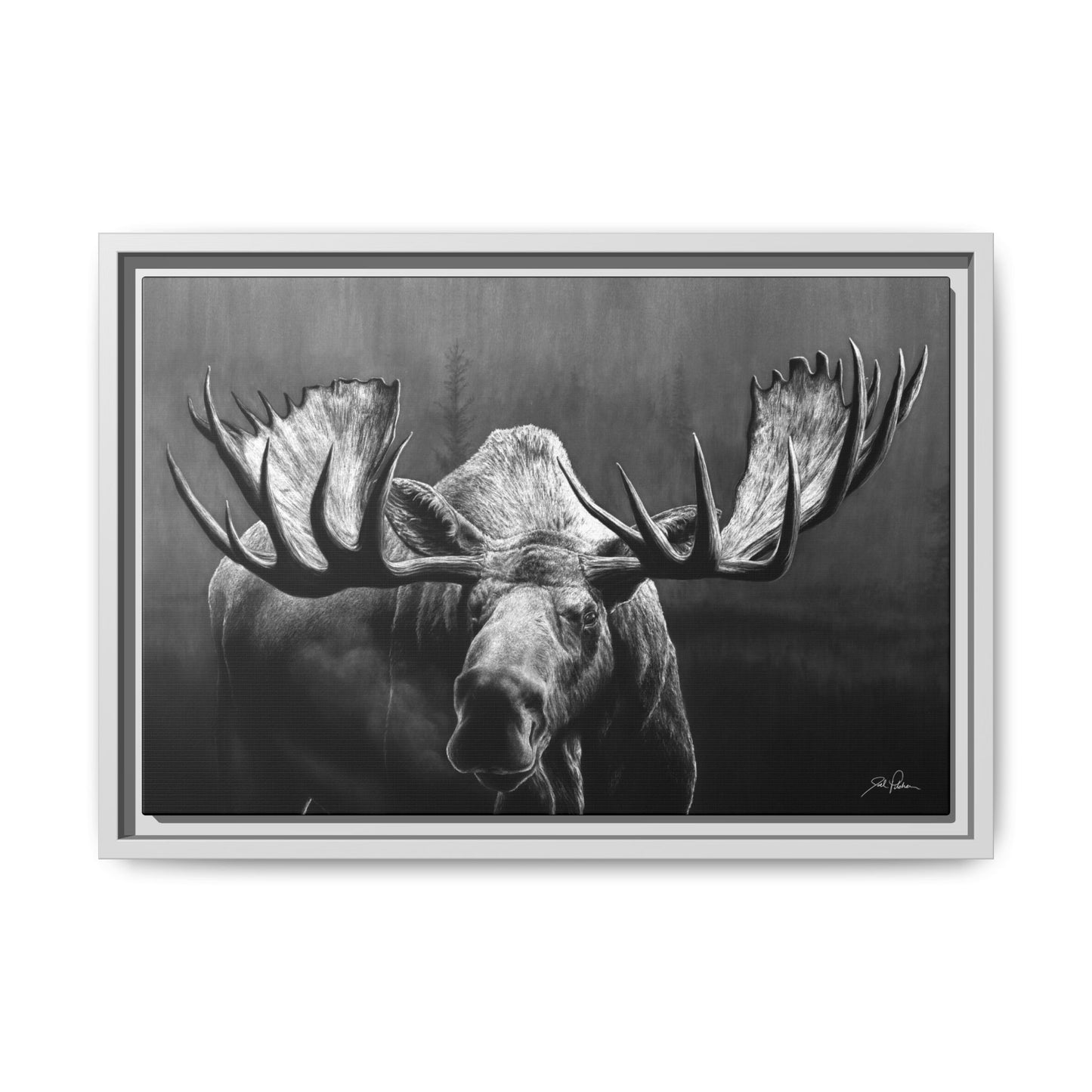 "Wide Load" Framed Canvas