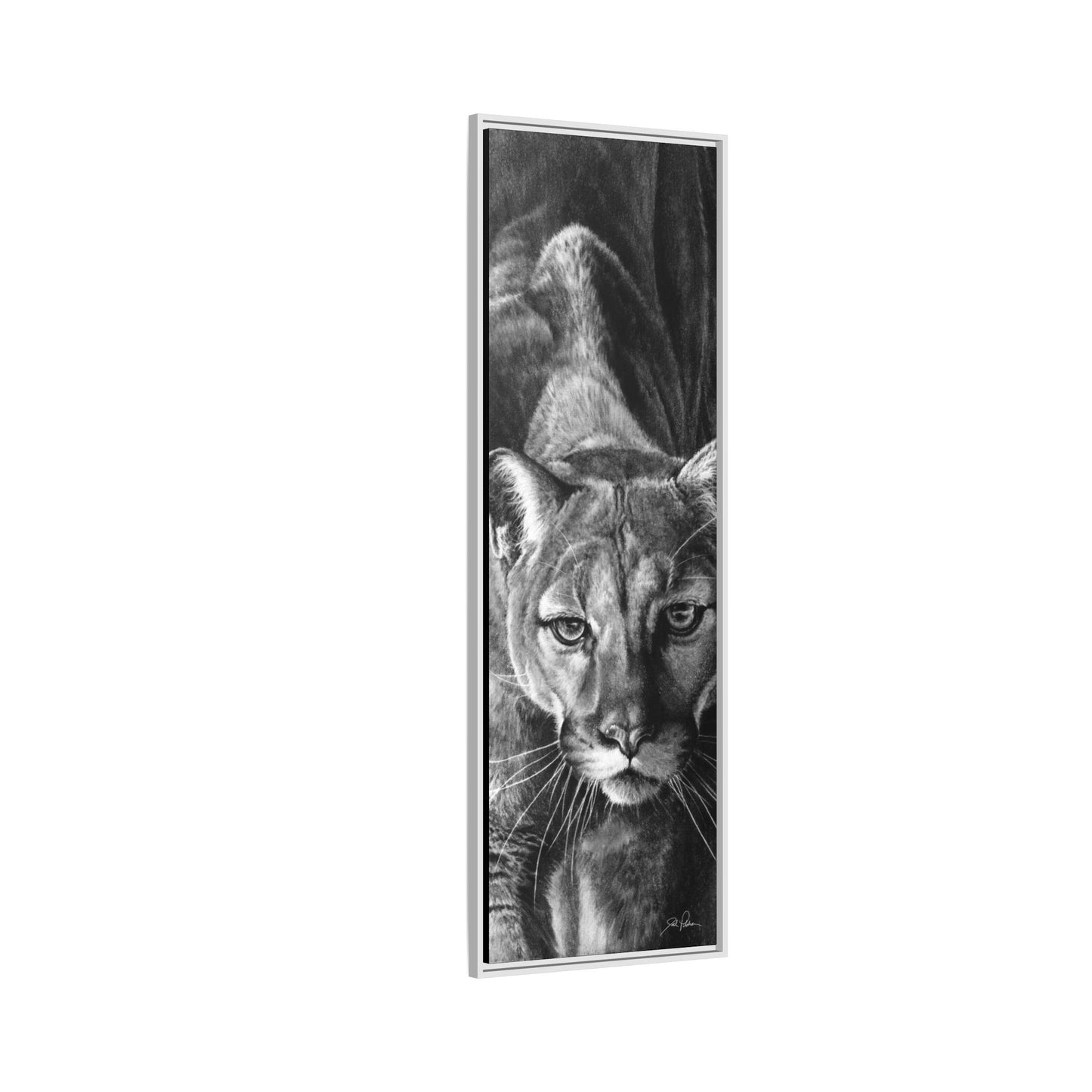 "Watcher in the Woods" Framed Canvas
