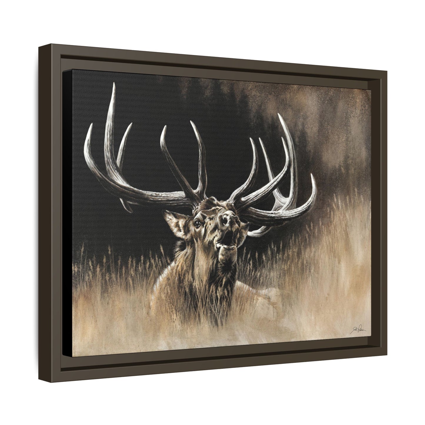 "Wake Up Call" Framed Canvas